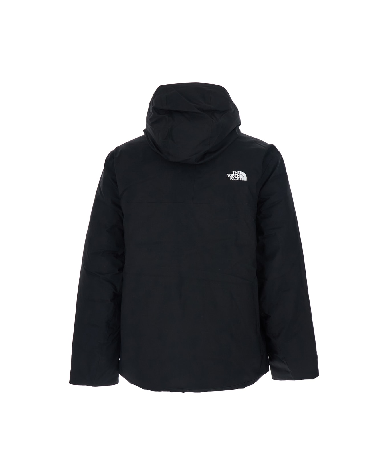 The North Face Black Jacket With Drawstring Hood And Logo Detail On Front And Rear In Tech Fabric Man - Black
