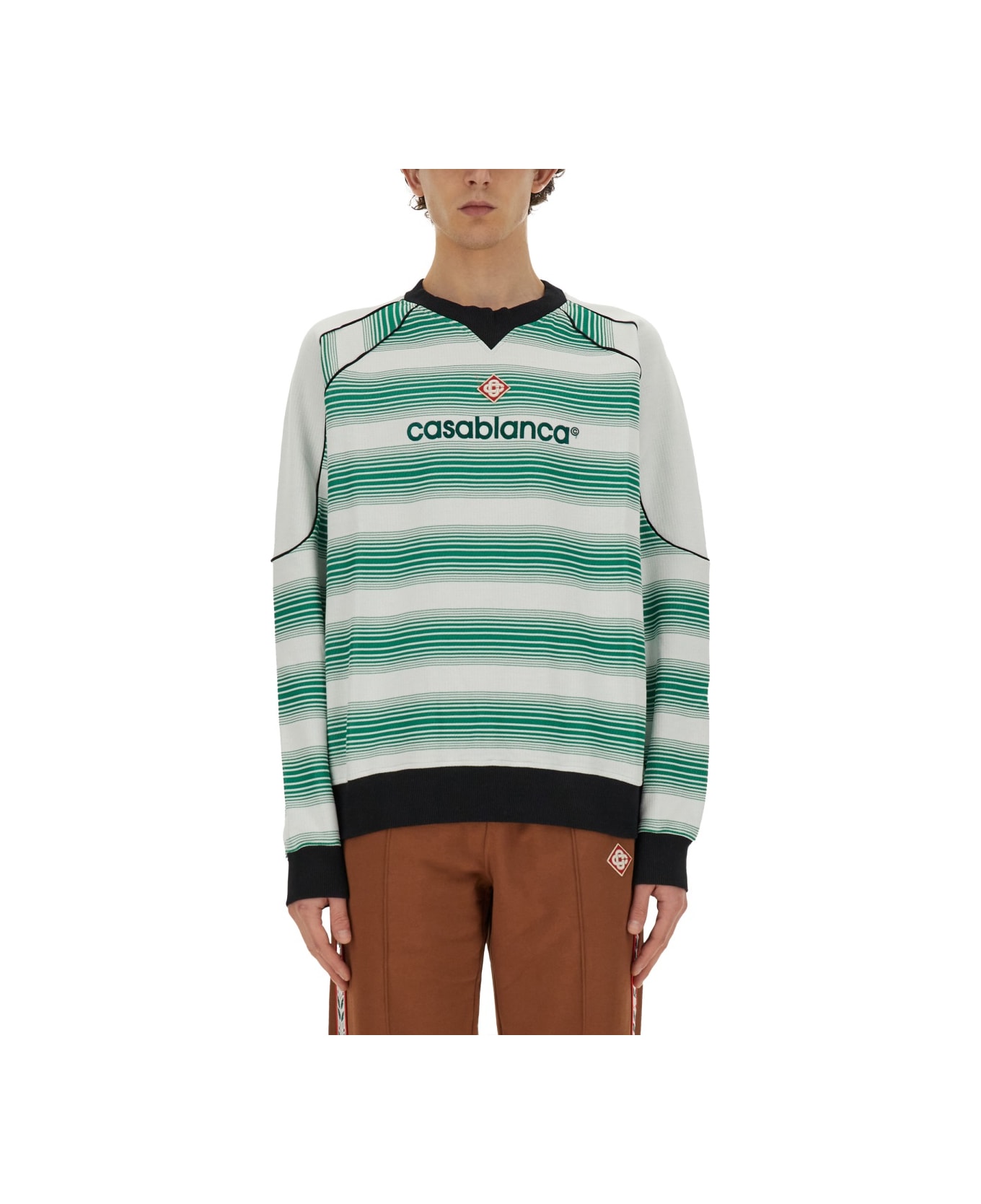 Casablanca Cotton Interlock Sweatshirt - MULTICOLOUR