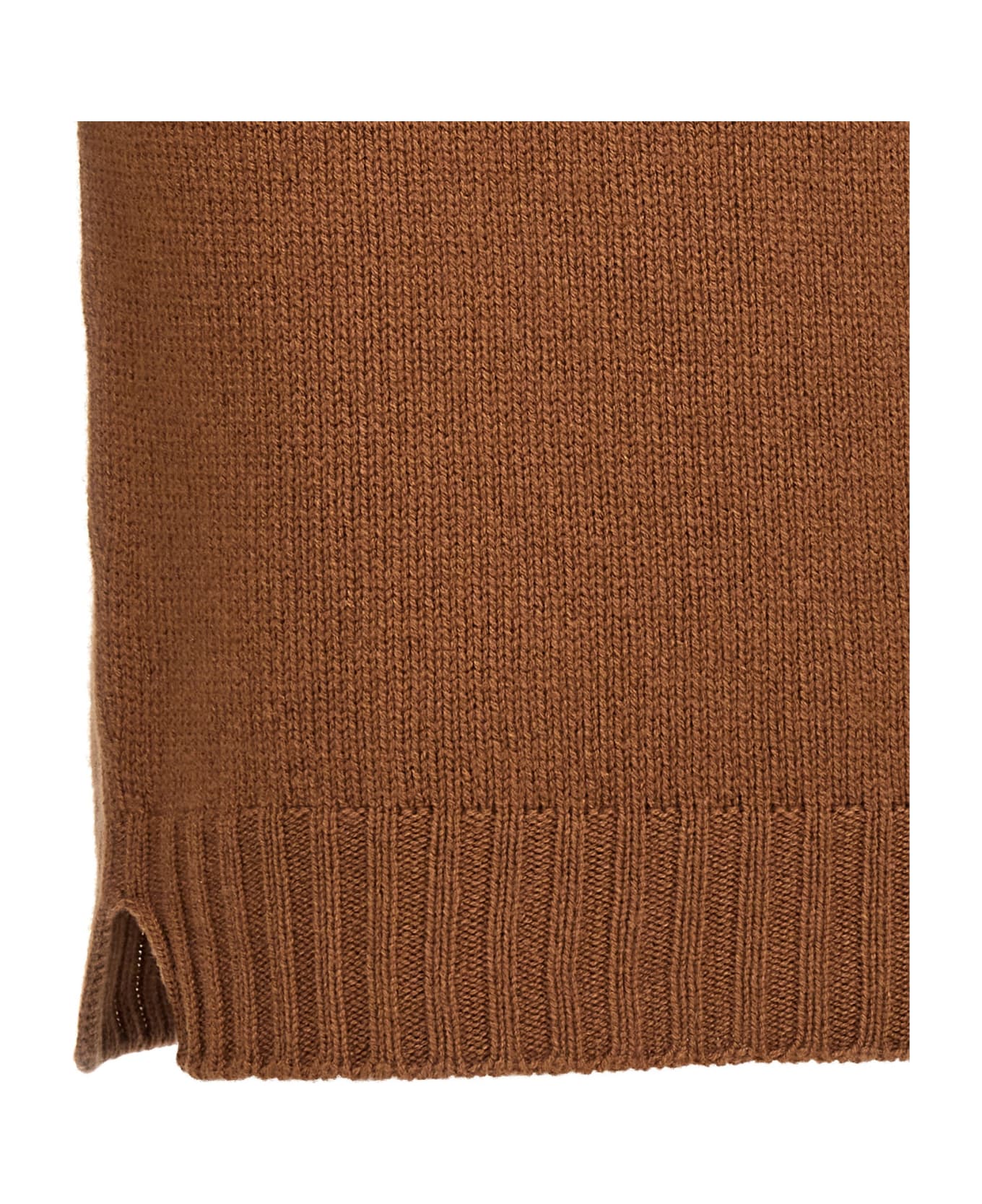 Ma
ry
ya Wool Hooded Sweater - Brown