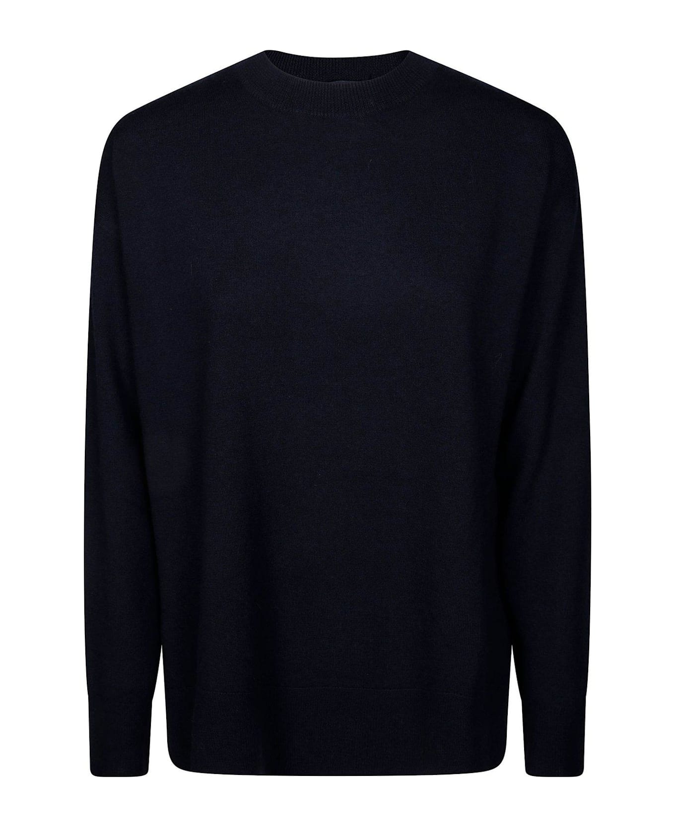 
S Max Mara Crewneck Long-sleeved Jumper - Blu marino