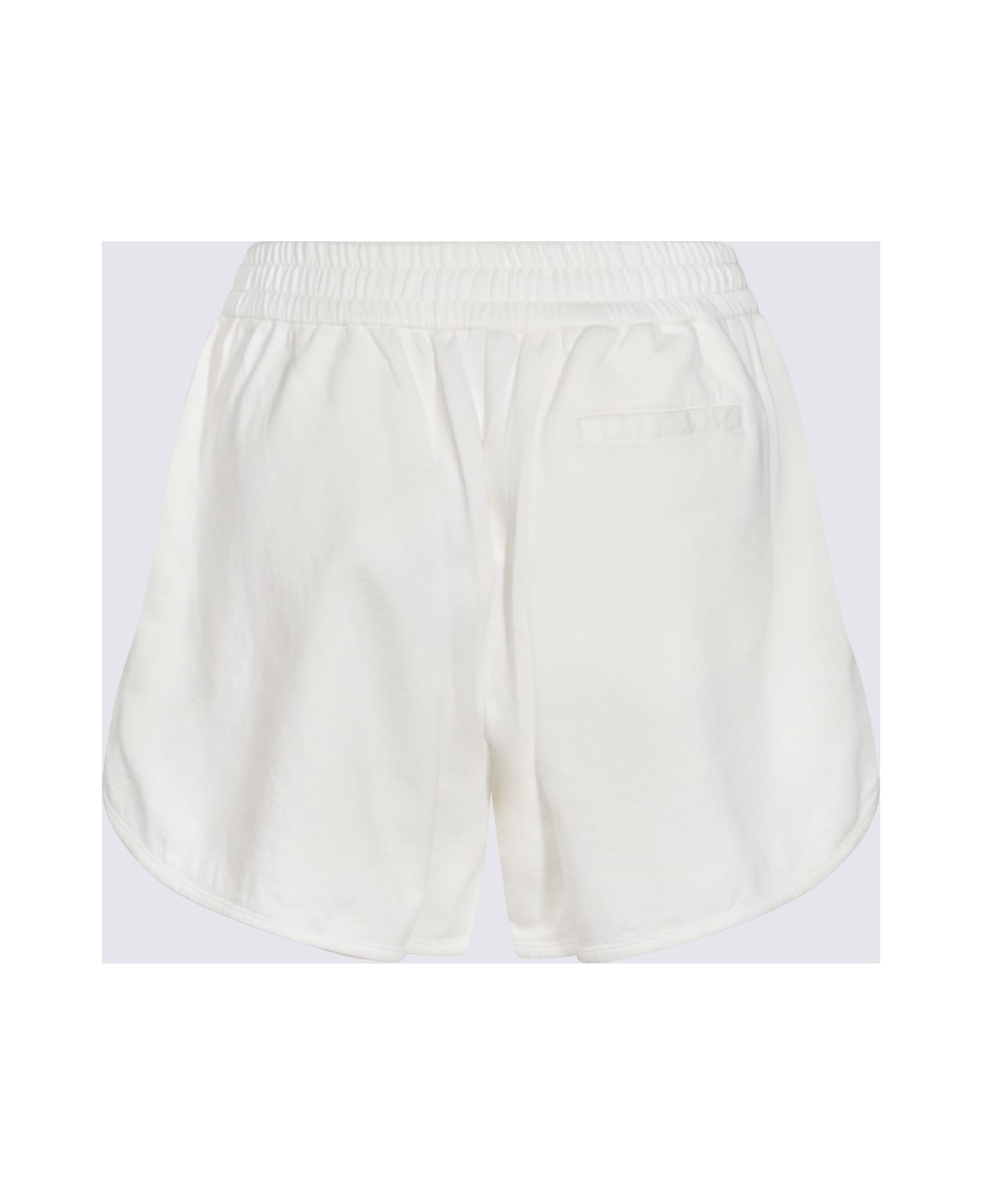 Brunello Cucinelli White Cotton Shorts - PANAMA