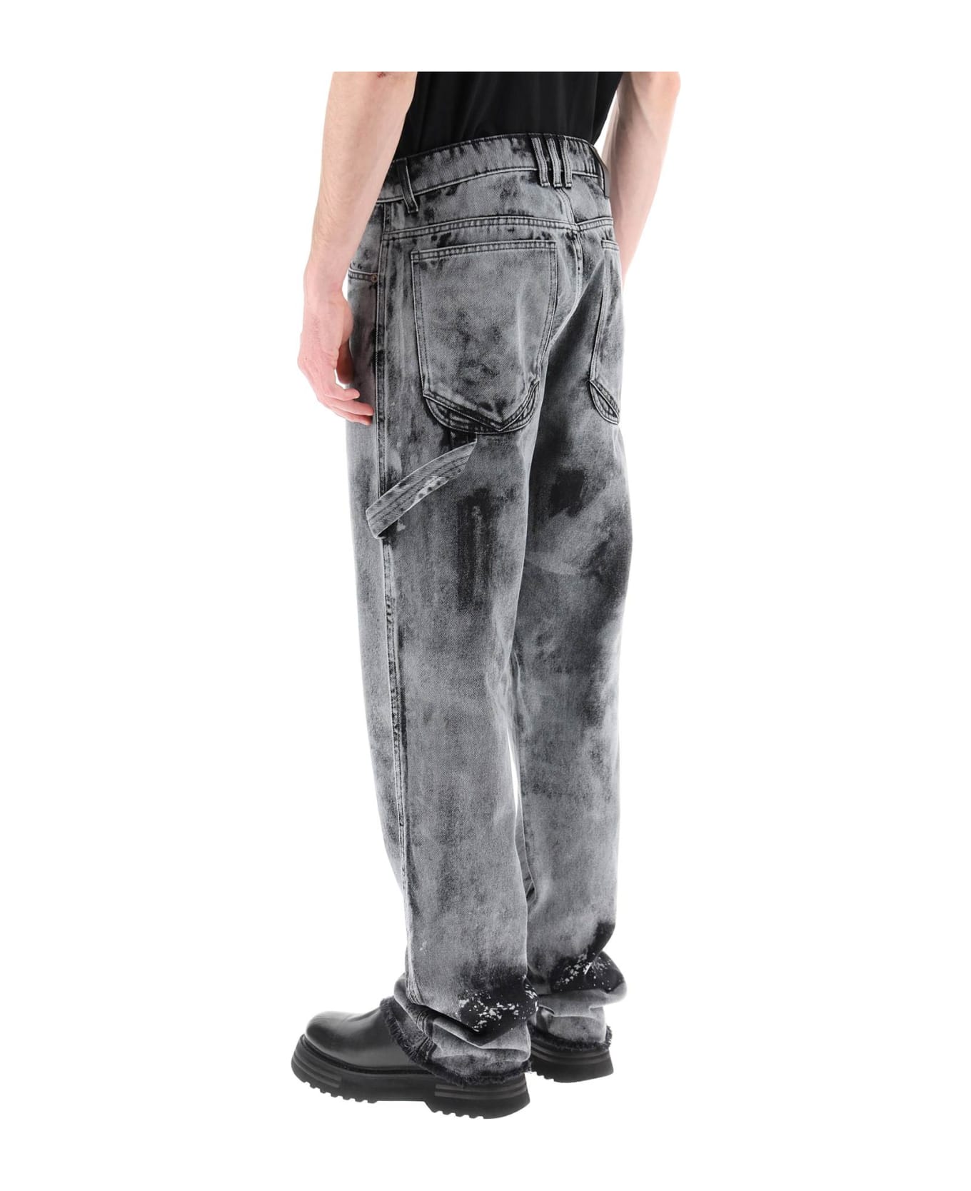 DARKPARK 'john' Workwear Jeans - BLACK GREY (Grey)
