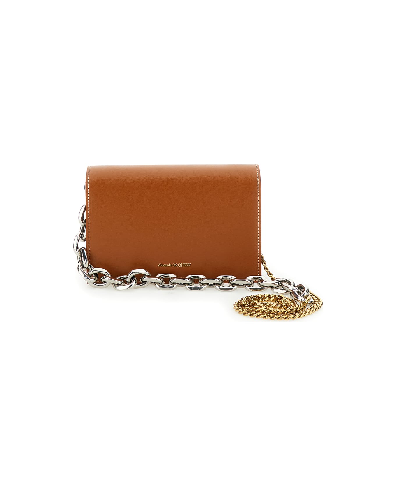 Alexander McQueen Small Skull Bag City Lux - Brown