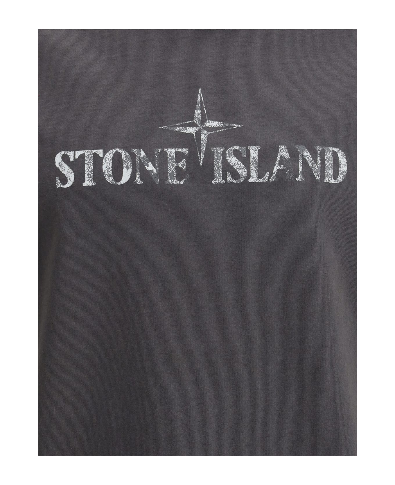 Stone Island Logoed T-shirt - Antracite