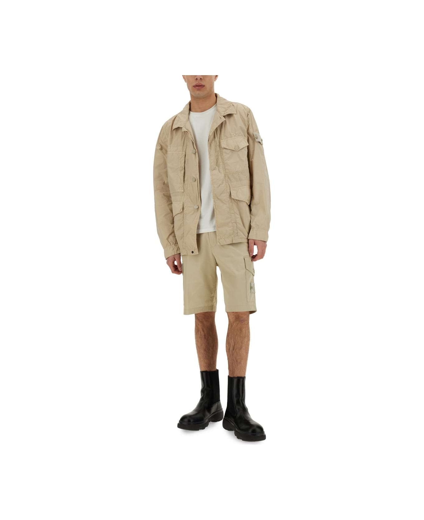 Stone Island 
ghost
 Field Jacket - BEIGE