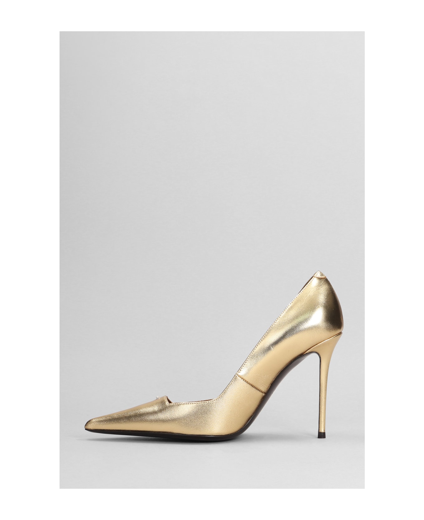 Giuseppe Zanotti Raquel Pump 105 Pumps In Gold Leather - gold