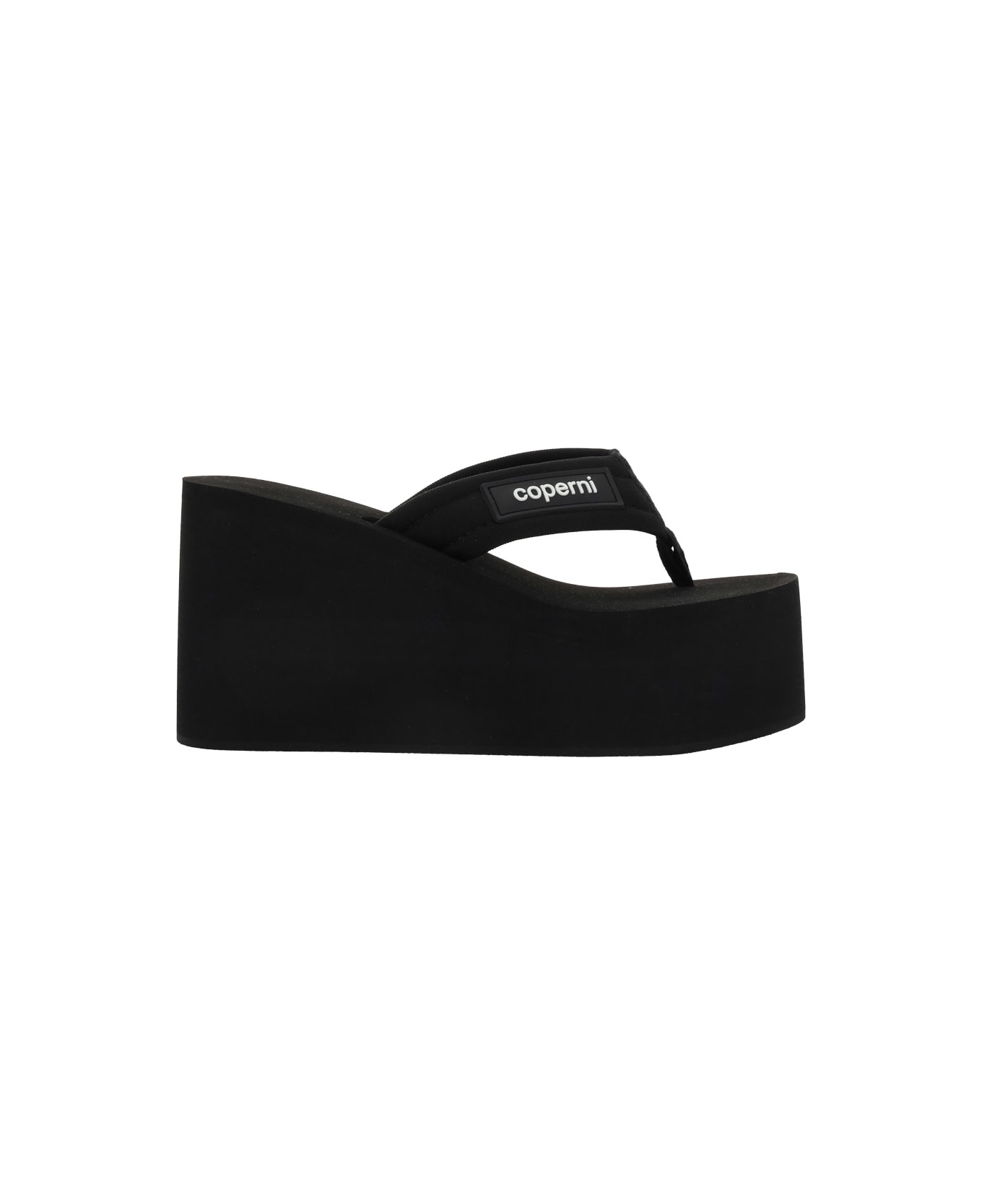 Coperni Wedge Sandals - Black