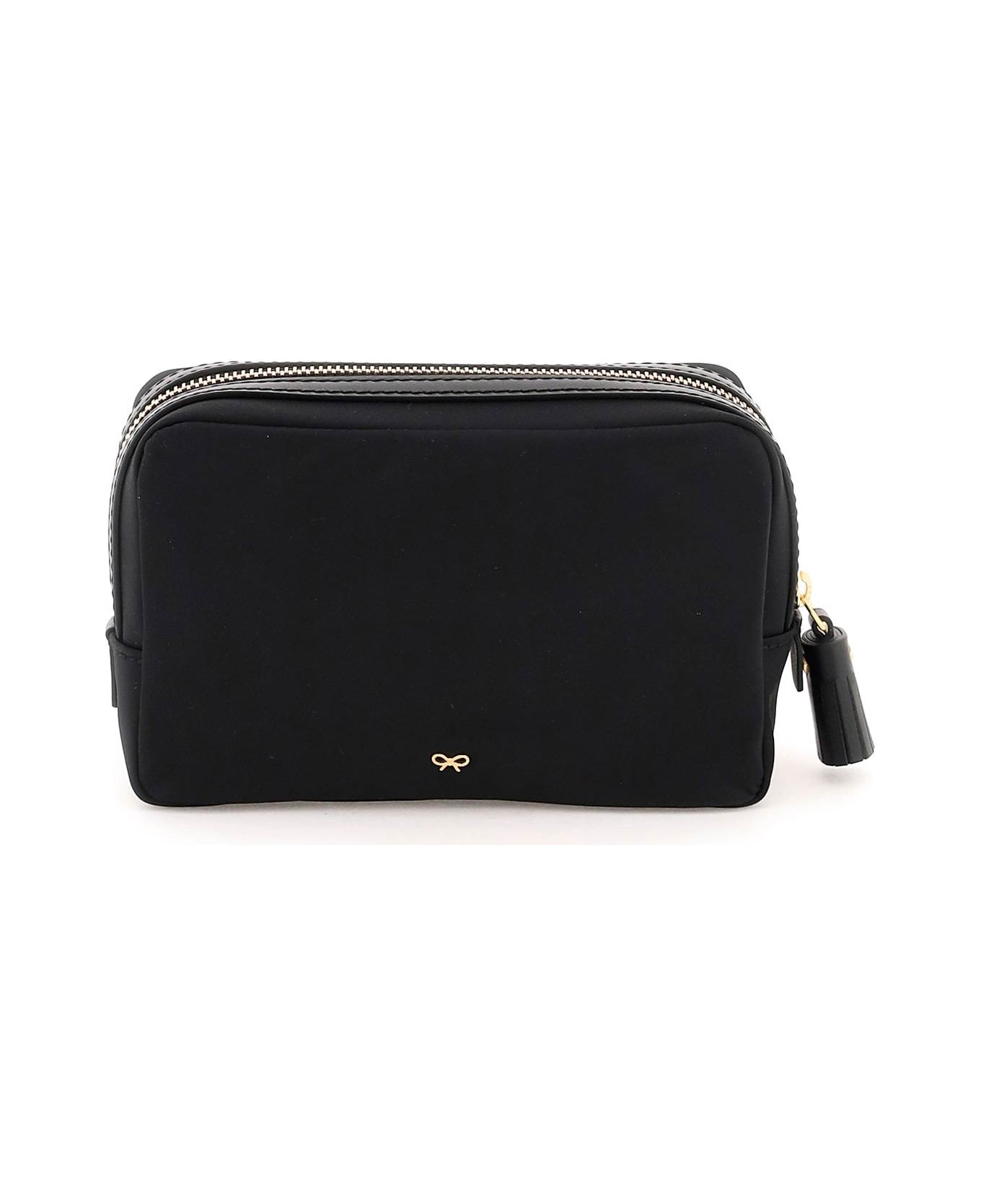 Anya Hindmarch Important Things Eyes Pouch - BLACK (Black) クラッチバッグ