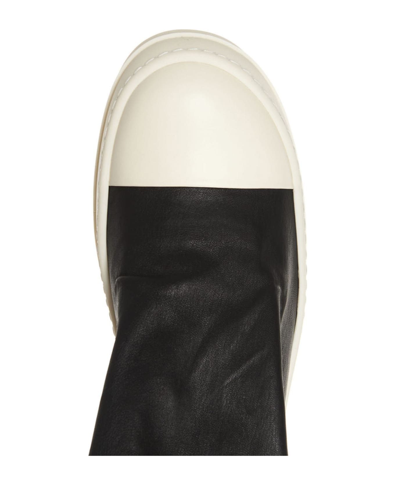 Rick Owens 'stocking Sneaks' Sneakers - White/Black