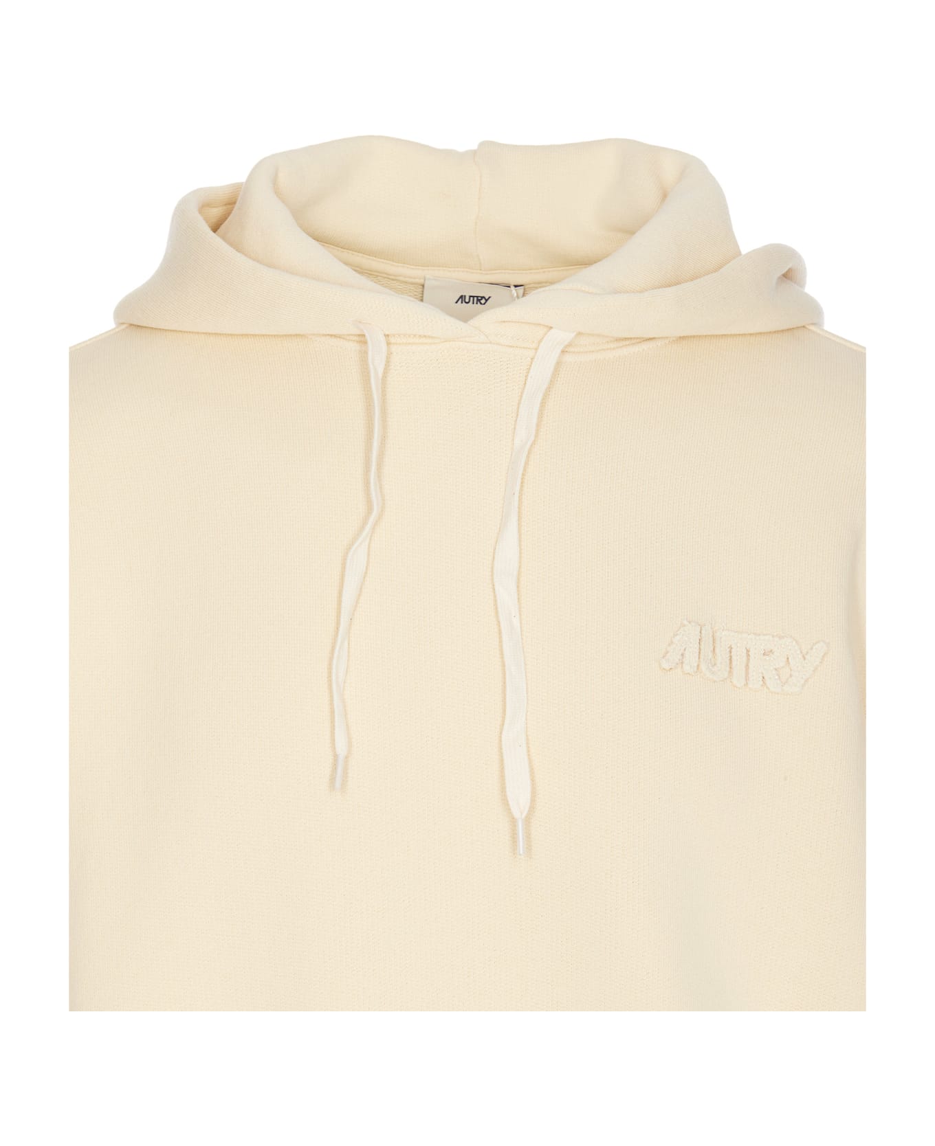 Autry Logo Hoodie - Beige
