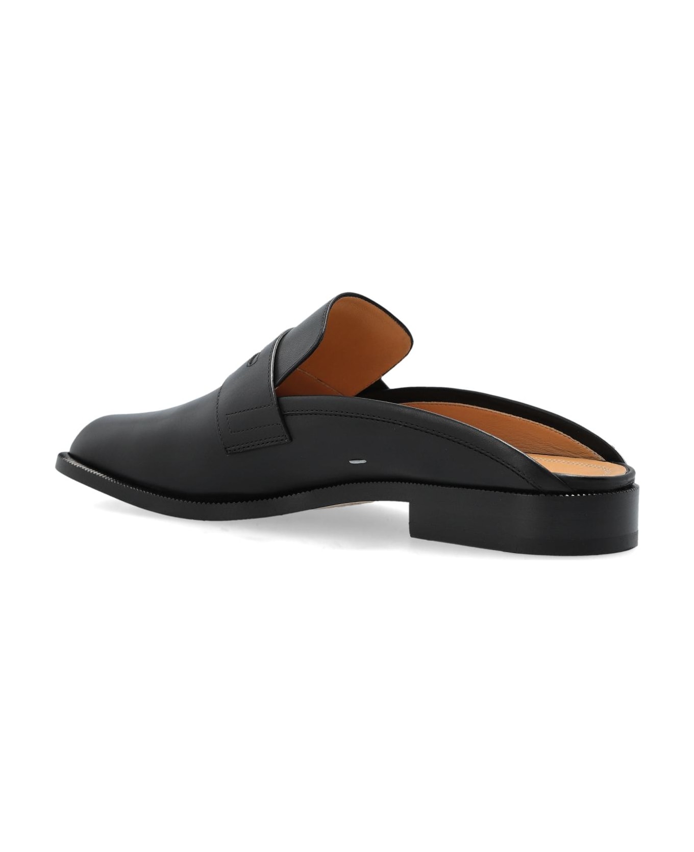 Maison Margiela Slippers With Tabi Cutout - Black