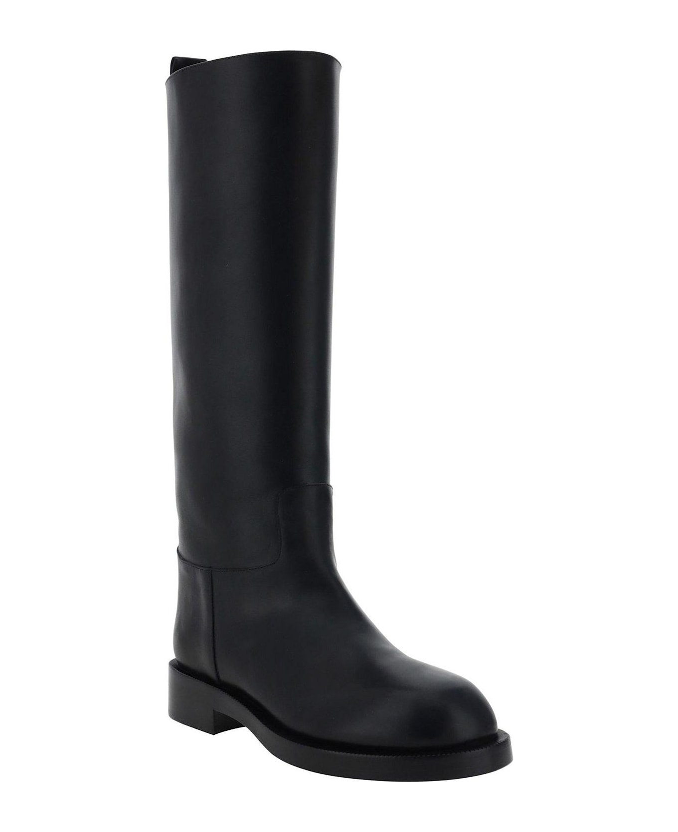 Paco Rabanne Round Toe Knee-high Boots - NERO