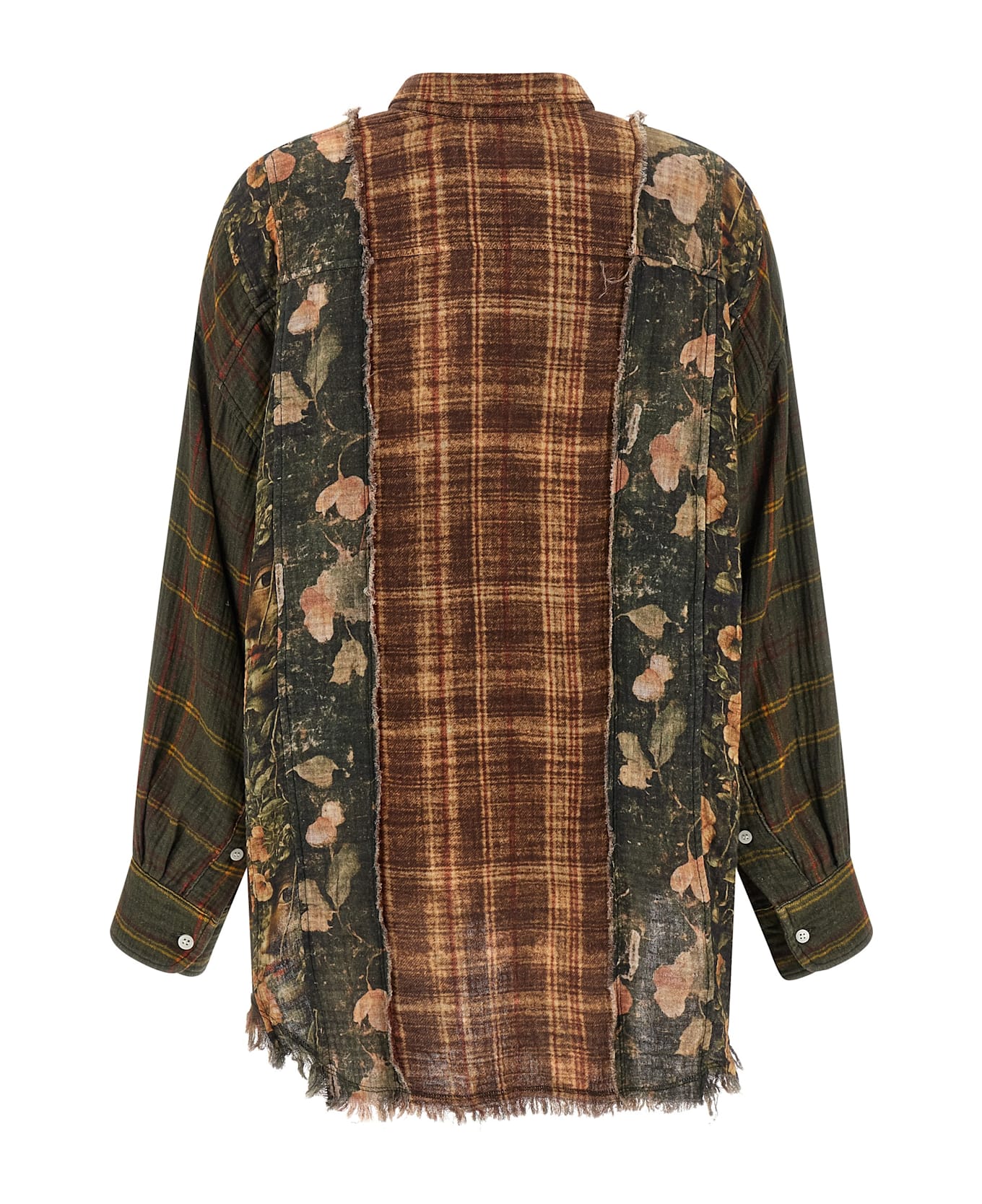 R13 Patchwork Shirt - Multicolor