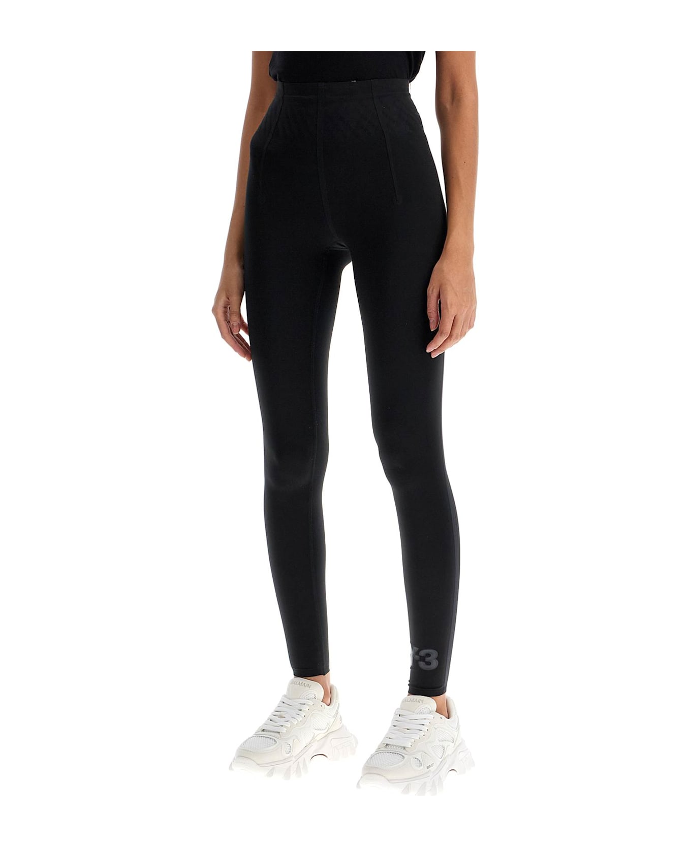 Y-3 Lycra Leggings For - BLACK (Black)