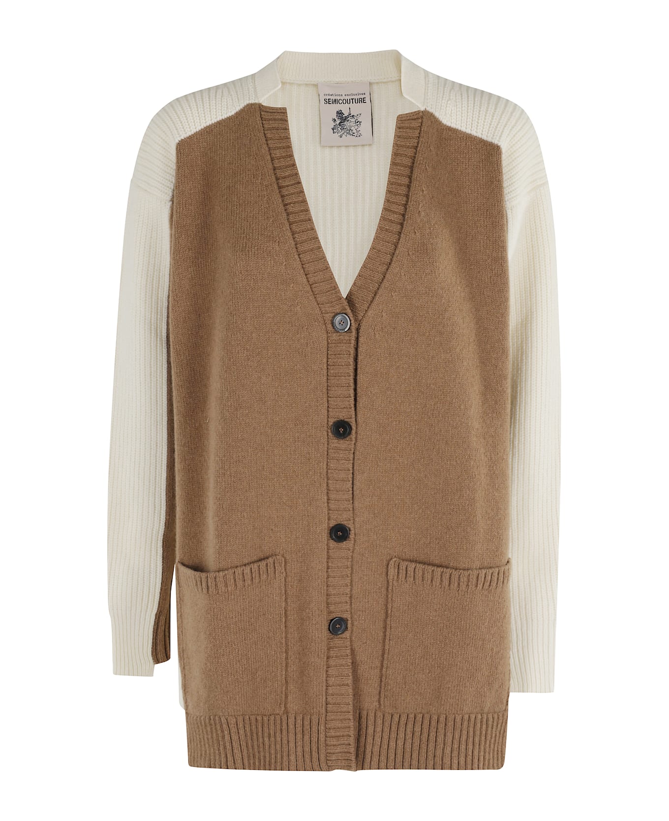SEMICOUTURE Cardigan Albane - Ai Sand Storm