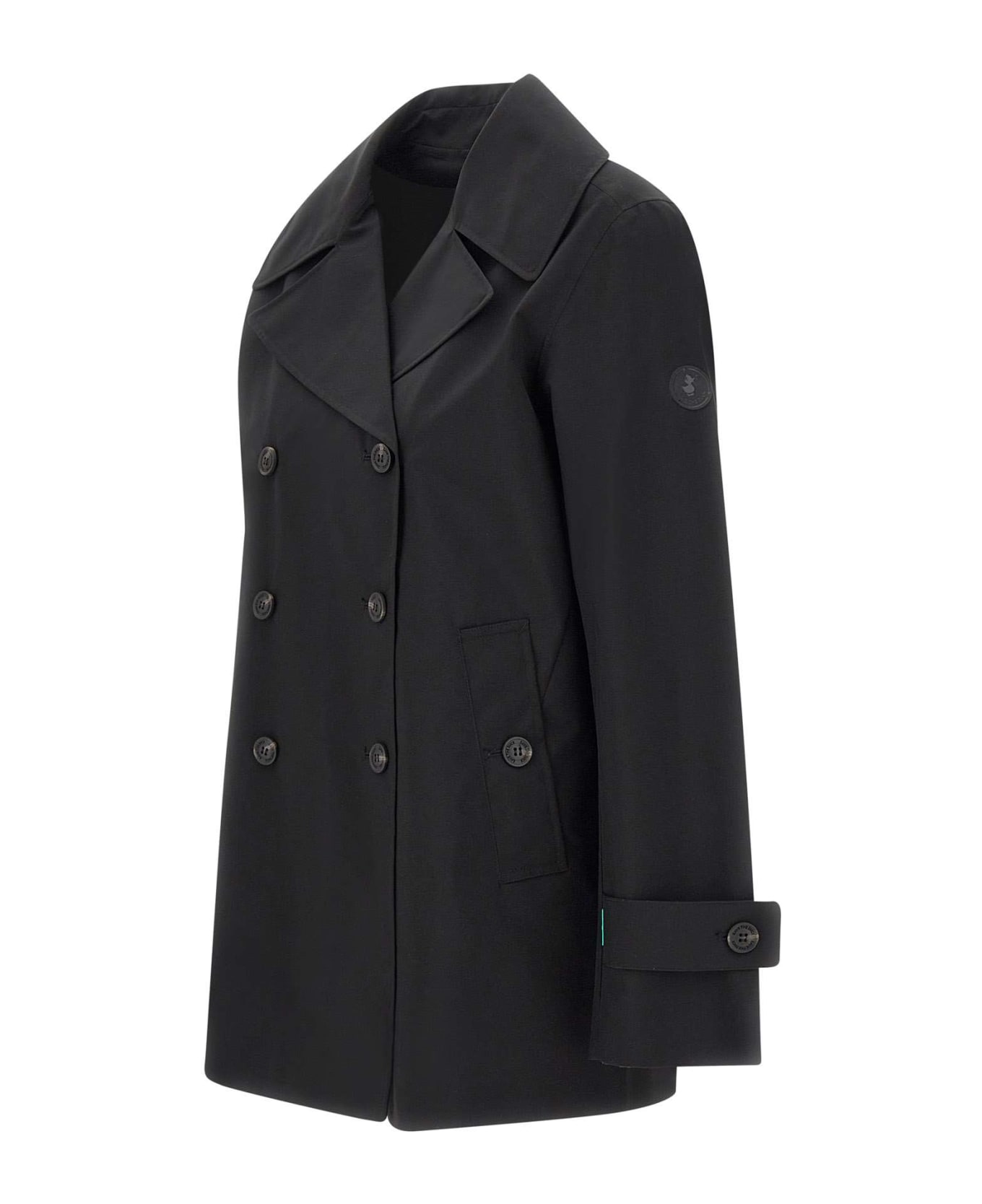 Save the Duck "grin18sofi" Trench Coat - BLACK