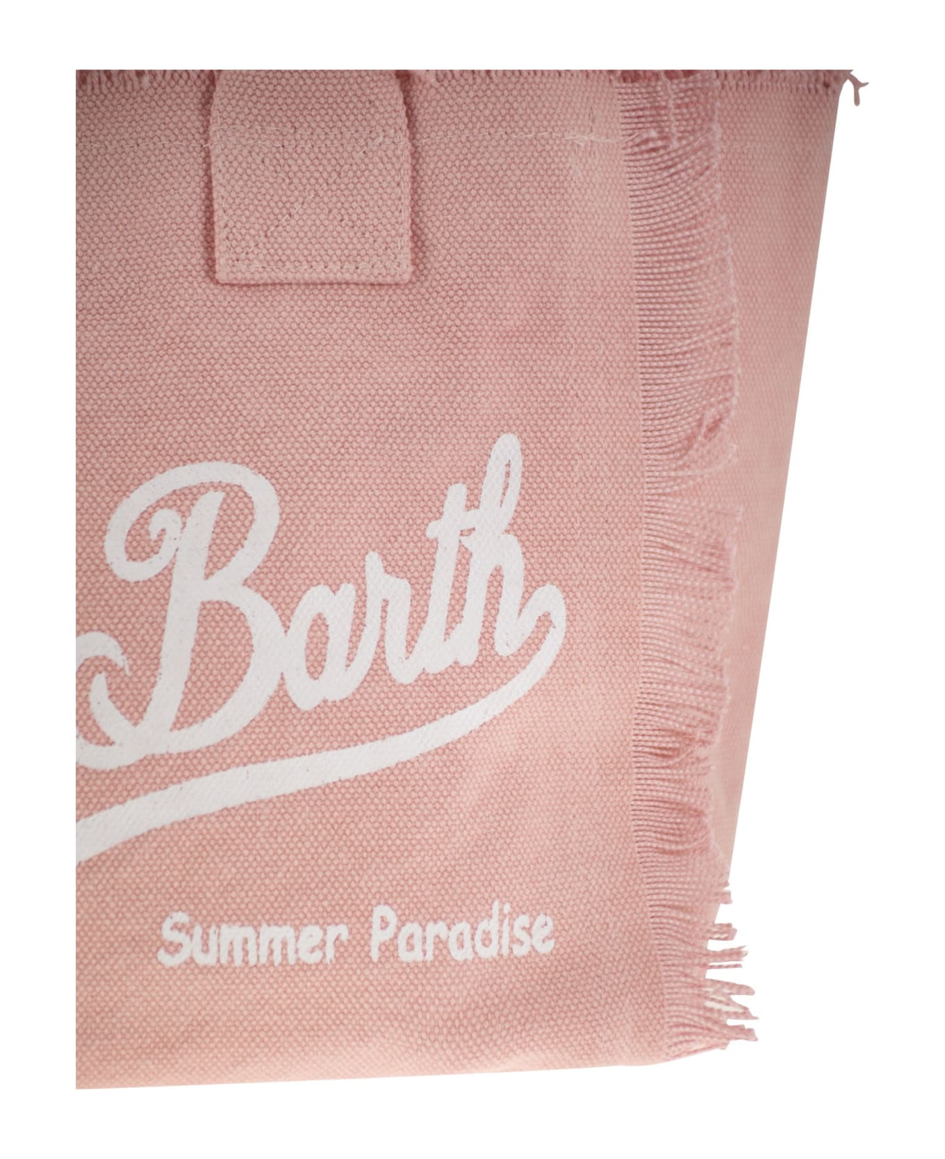 MC2 Saint Barth Colette - Fringed Canvas Bag - Pink