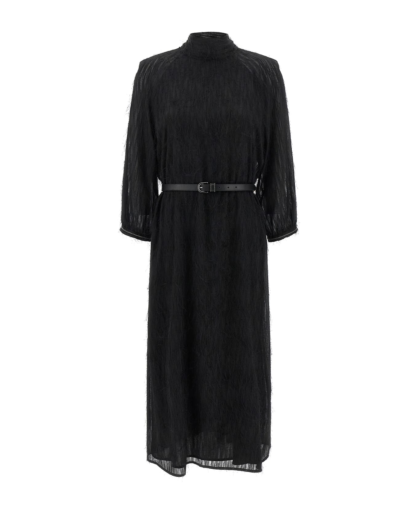 Peserico Fil Coupé Dress - Black  