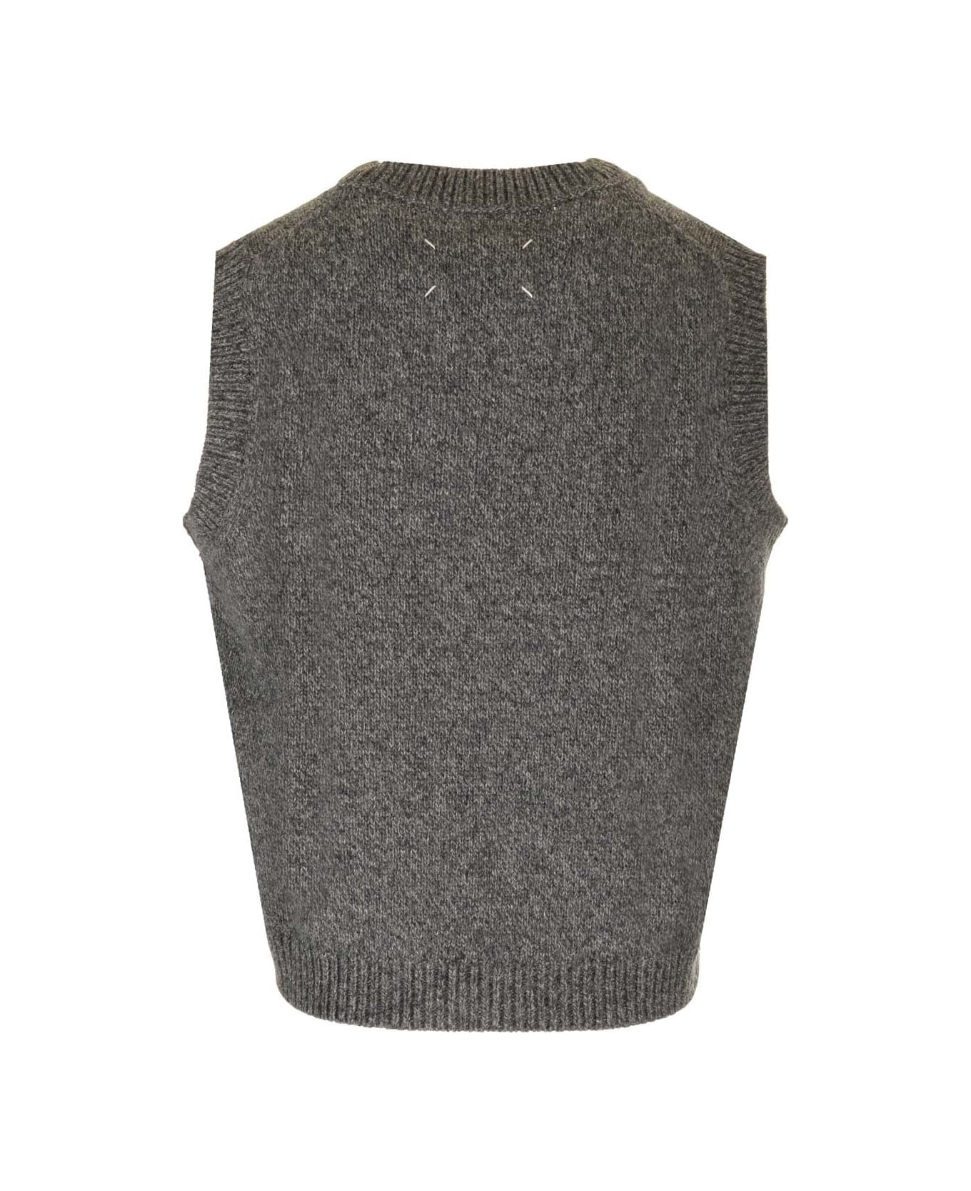 Maison Margiela Sleeveless Sweater - Grey