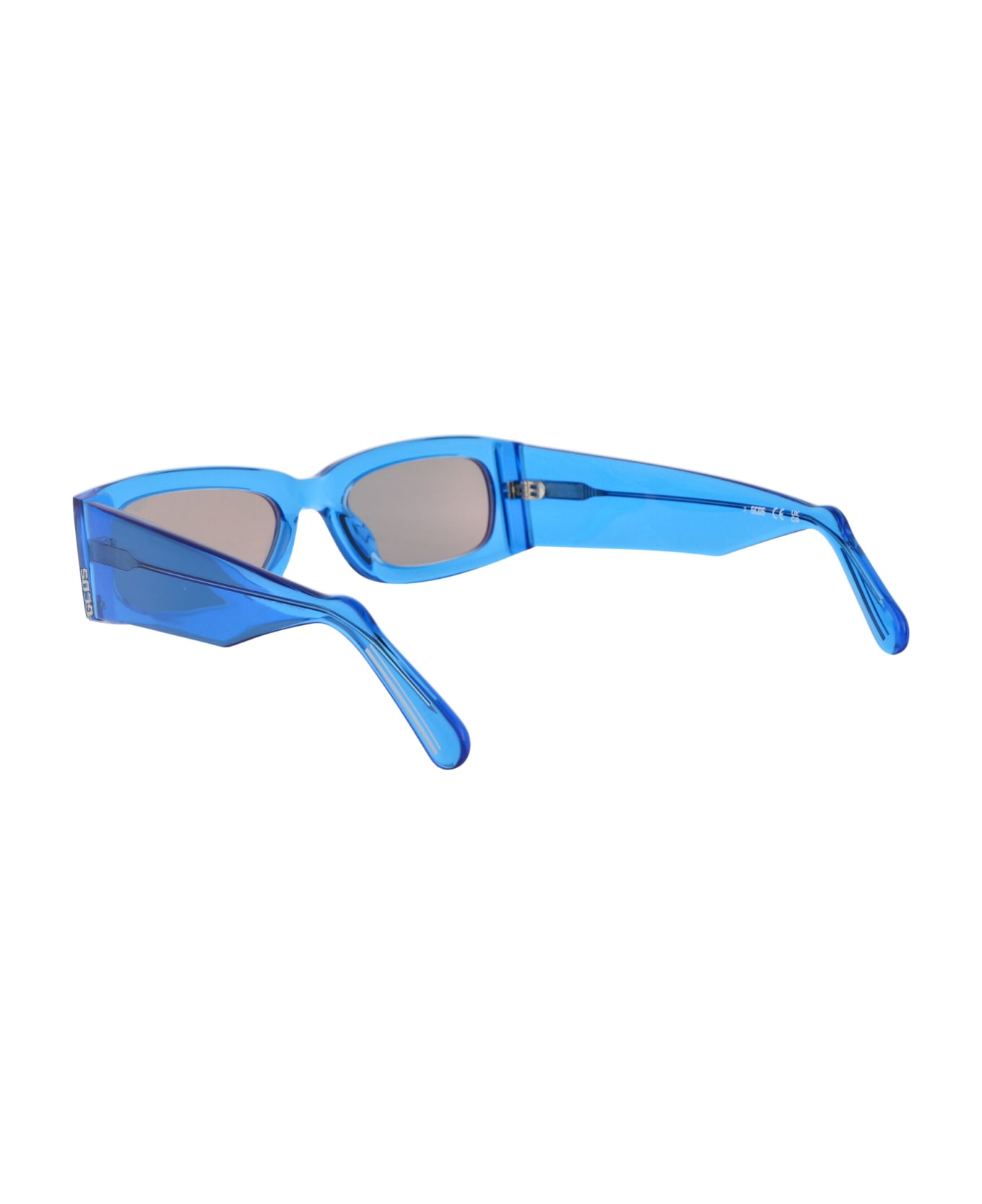 GCDS Gd0020 Sunglasses - 90L Blu Luc/Roviex Specchiato サングラス