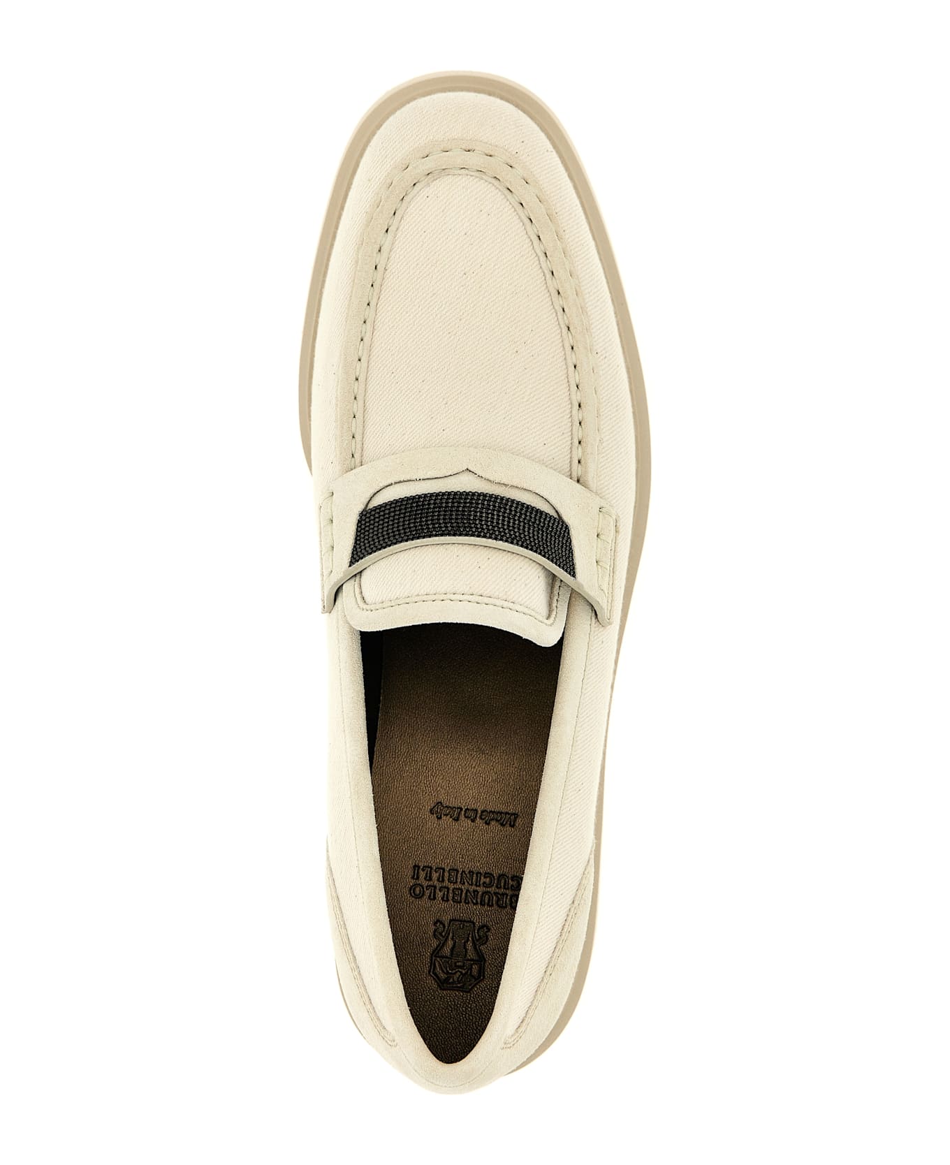 Brunello Cucinelli 'monile' Loafers - Beige