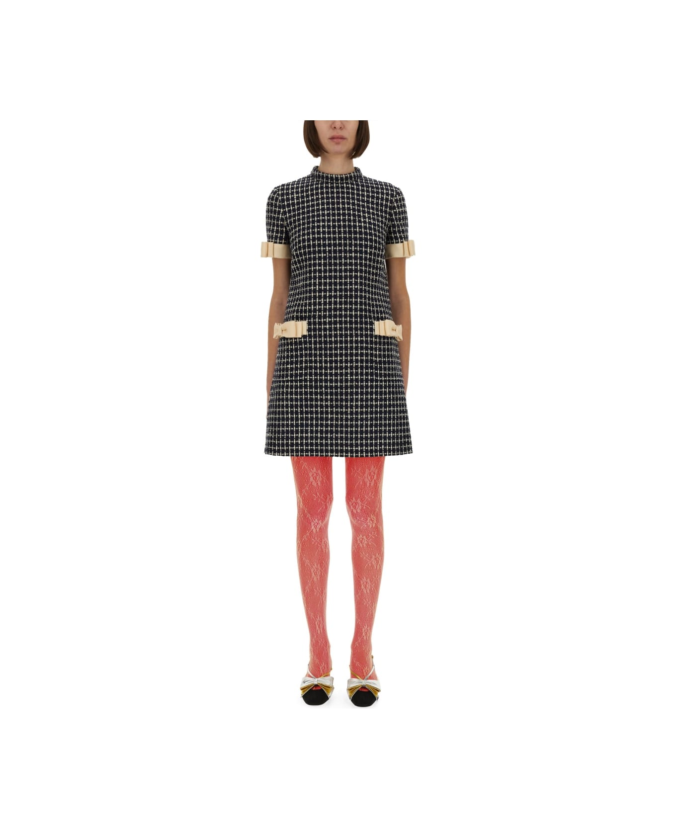 Valentino Boucle
 Short Dress - BLUE