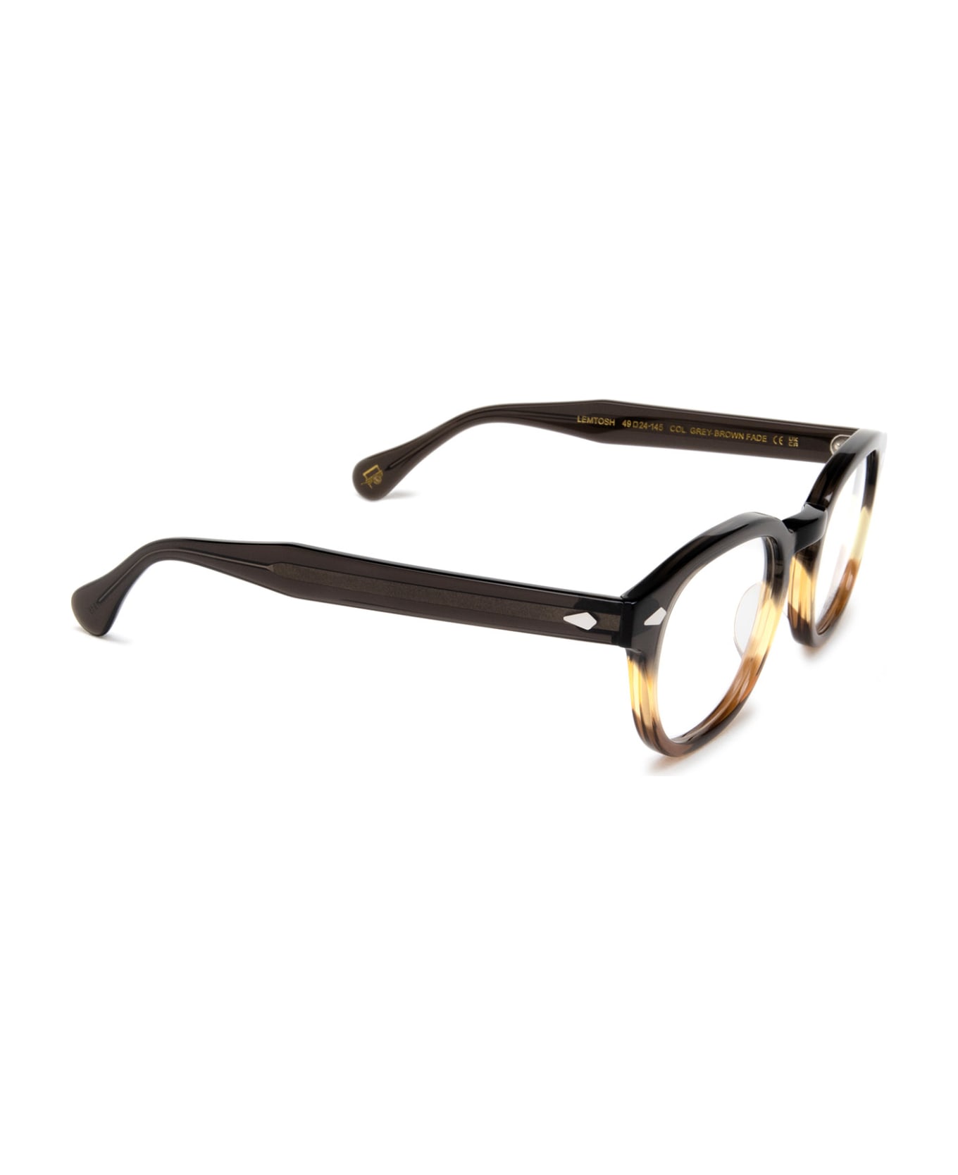 Moscot Lemtosh Grey-brown Fade Glasses | italist