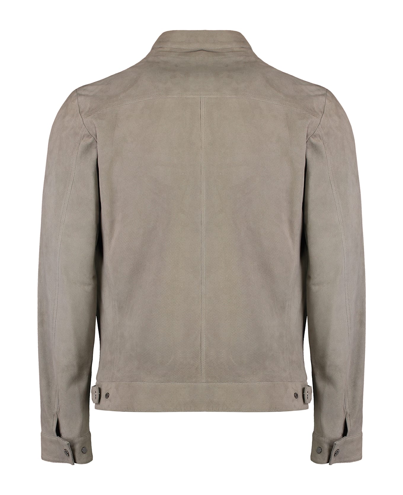 Moorer Vangi Leather Jacket - Beige