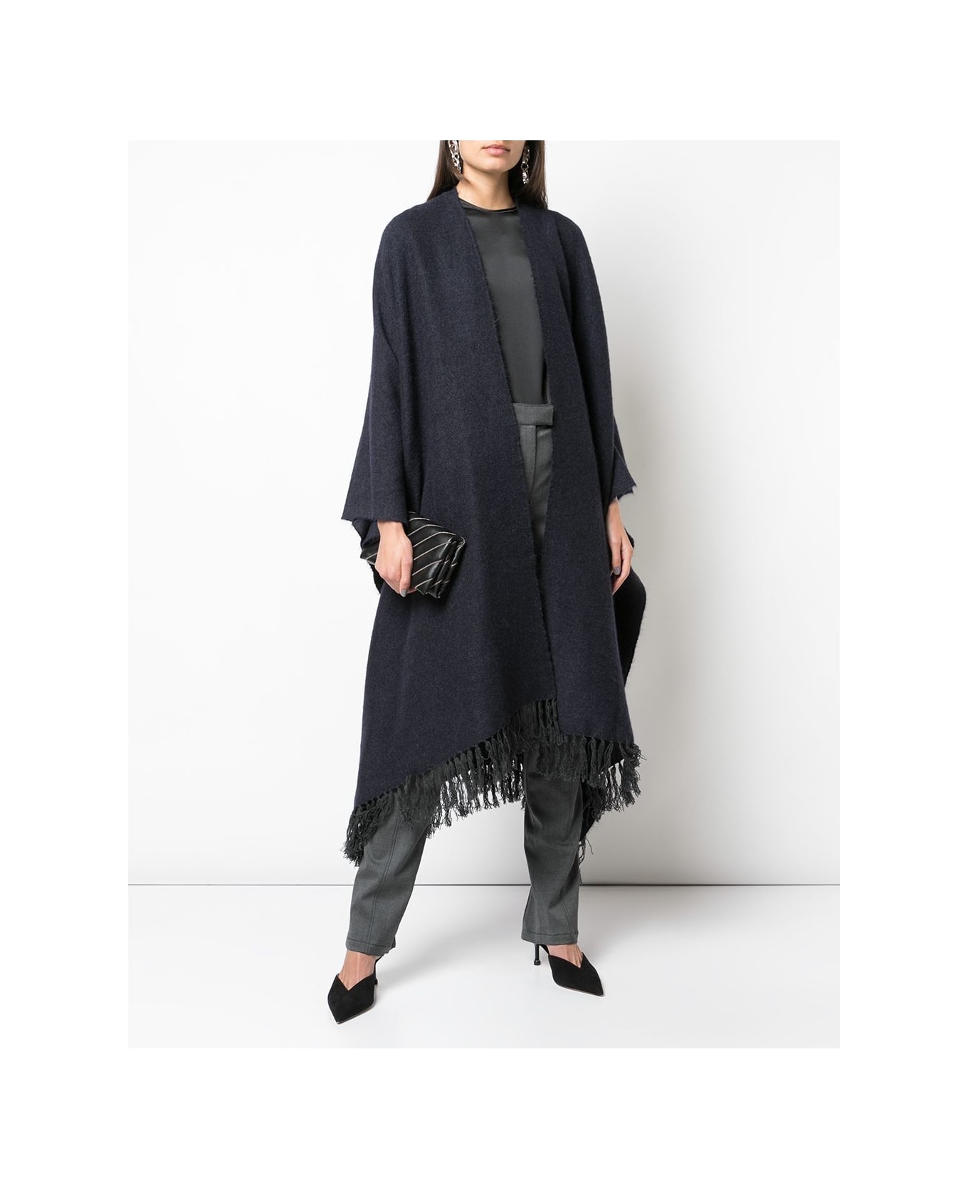 Brunello Cucinelli Silk Top - Black