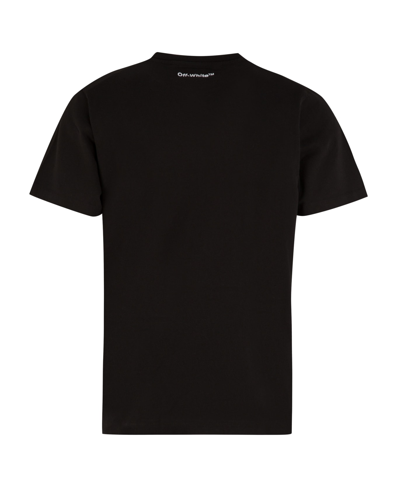 Off-White Set Of Three Cotton T-shirts - black