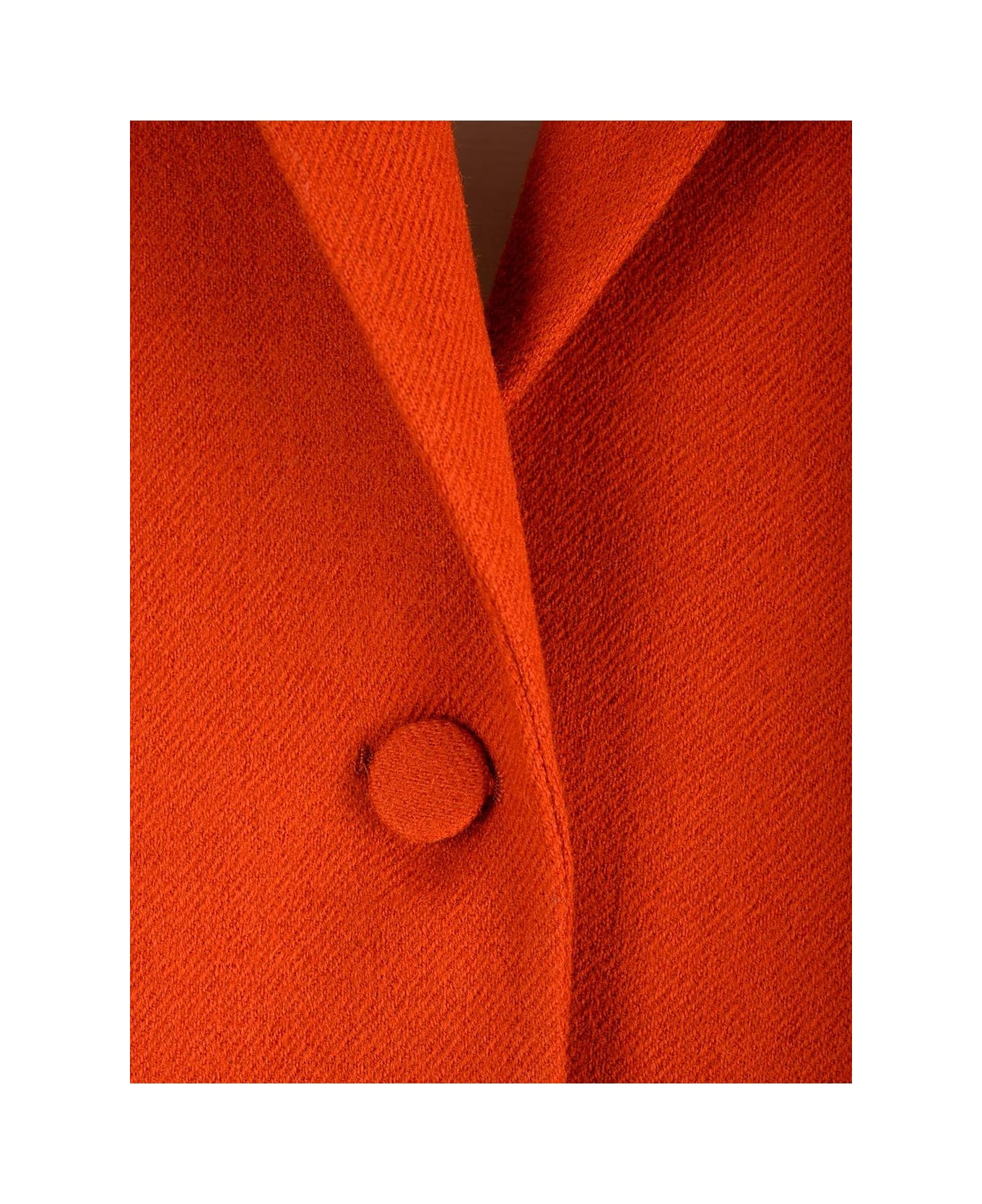 Dries Van Noten Wool Crepe Blazer - Rust