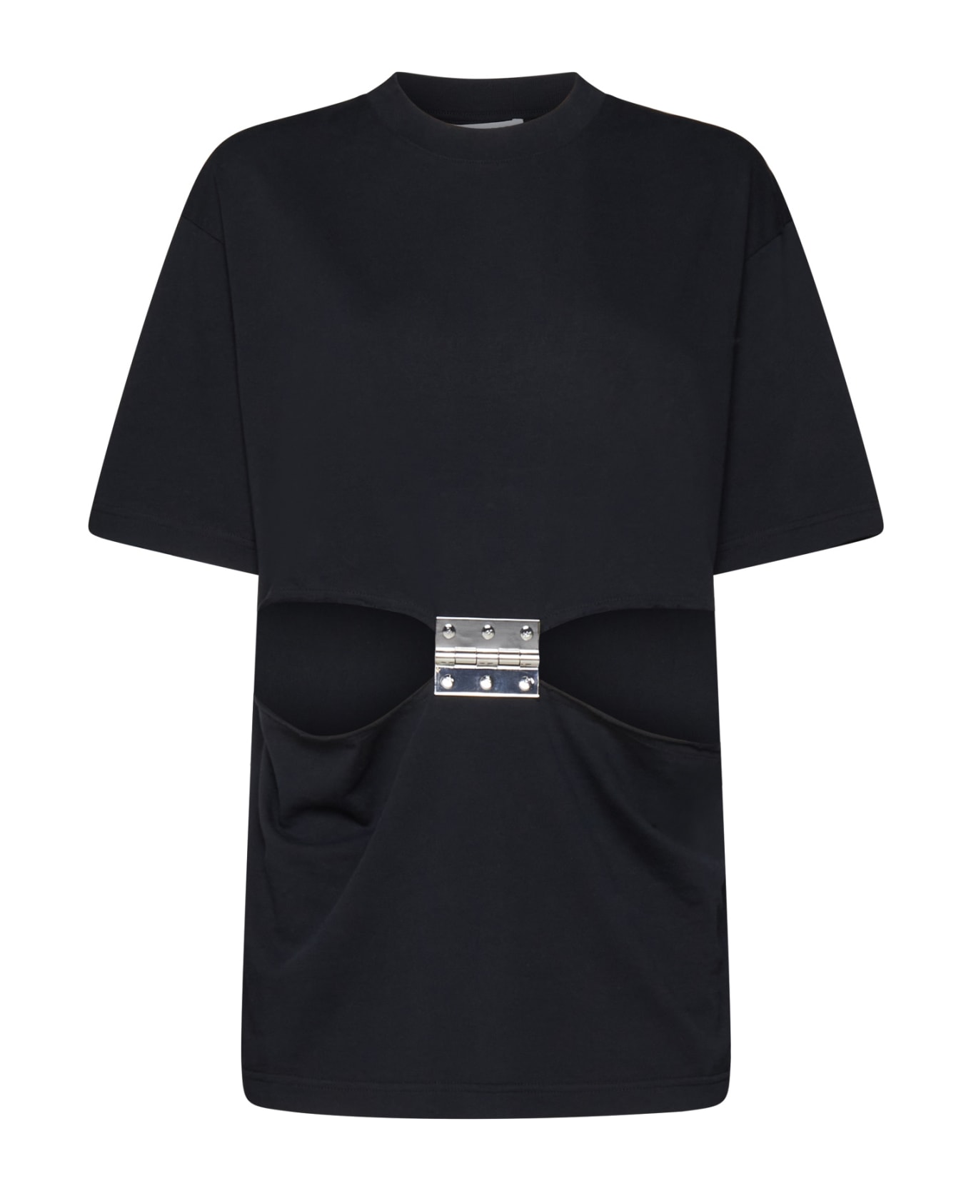 J.W. Anderson Cut Out Detailed Crewneck T-shirt - Black
