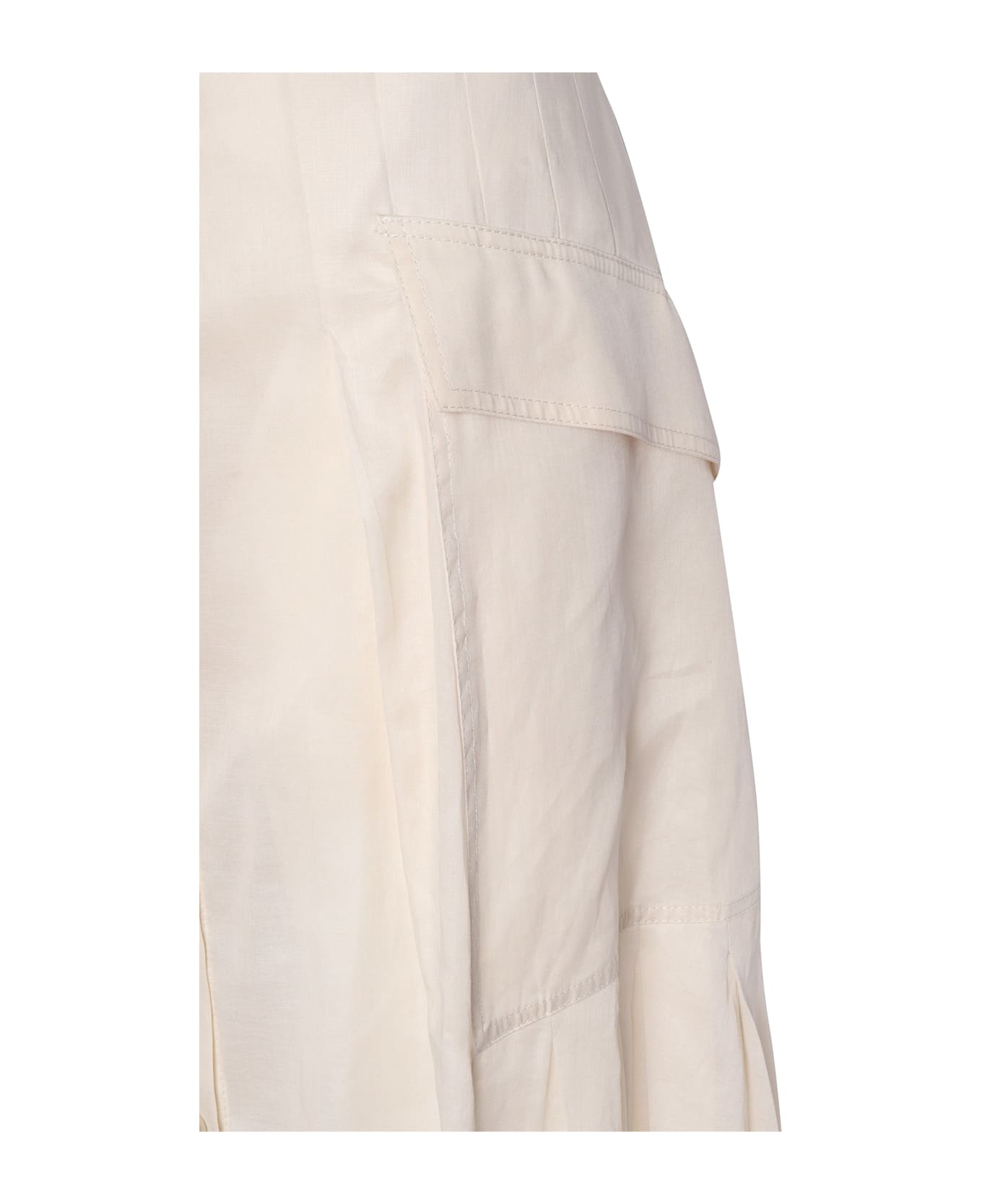 Alberta Ferretti Beige Skirt - BEIGE