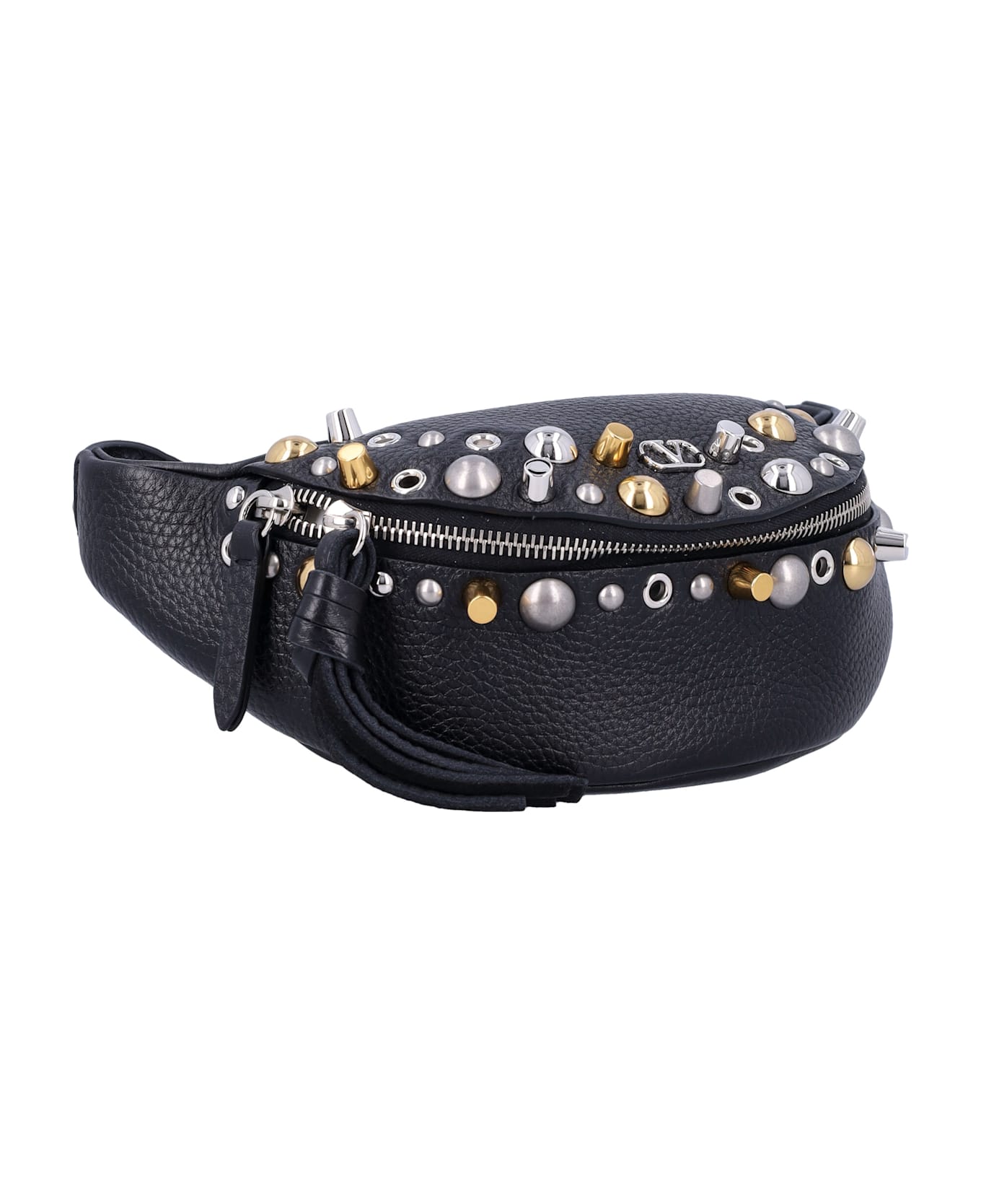 Valentino Garavani Nellcôte Belt Bag - BLACK