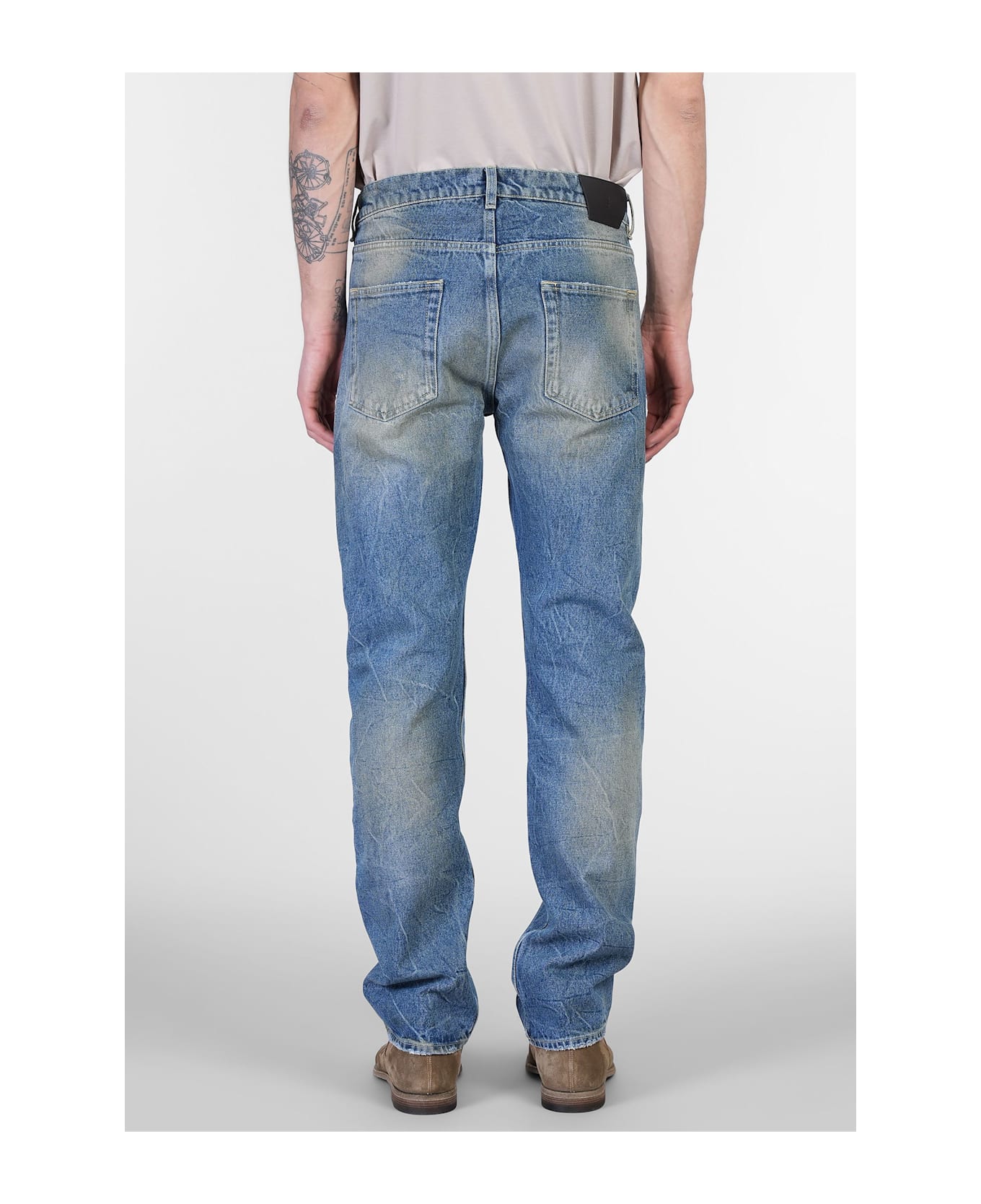 Salvatore Santoro Jeans In Blue Denim - blue