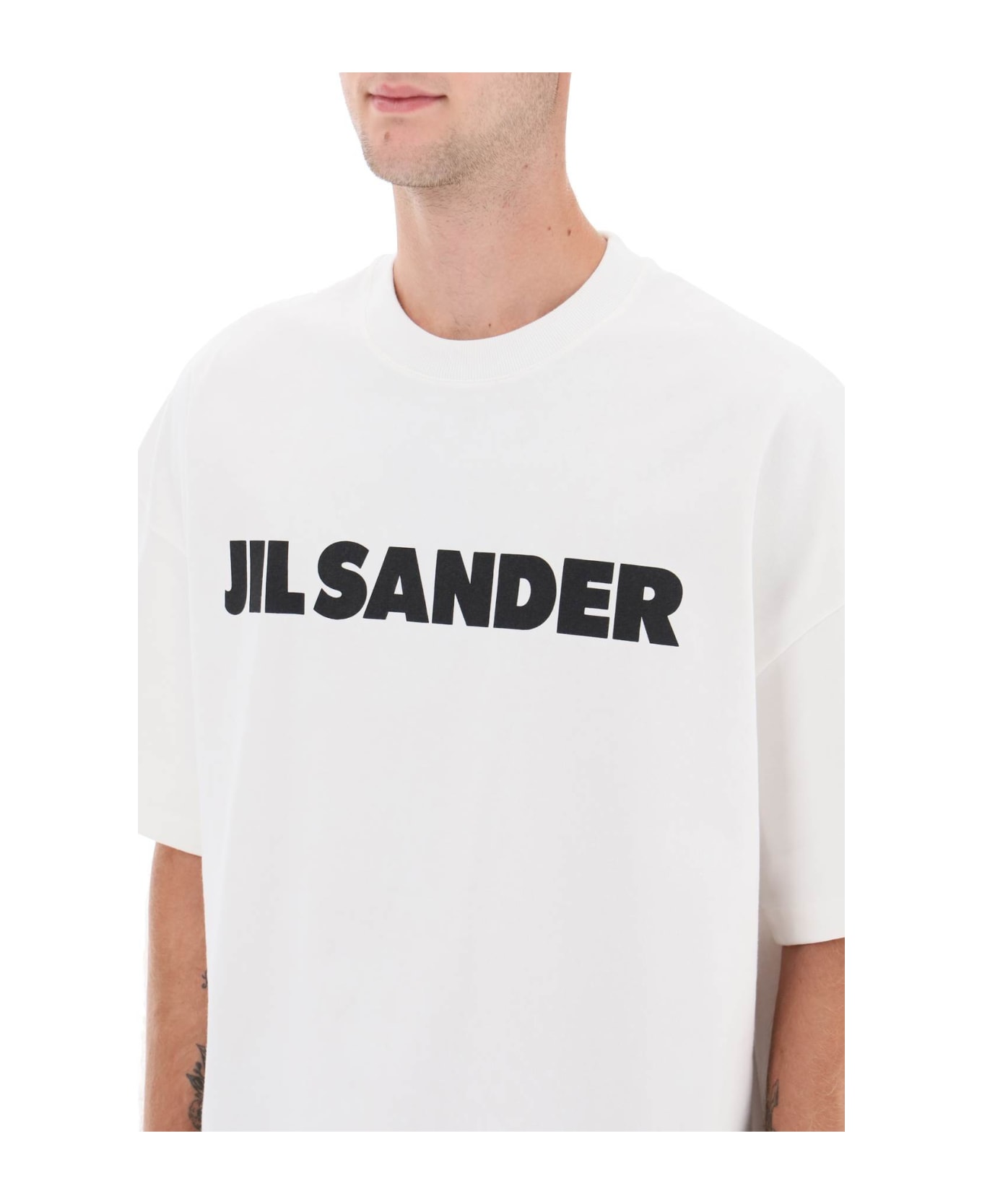 Jil Sander Ivory Cotton T-shirt - White
