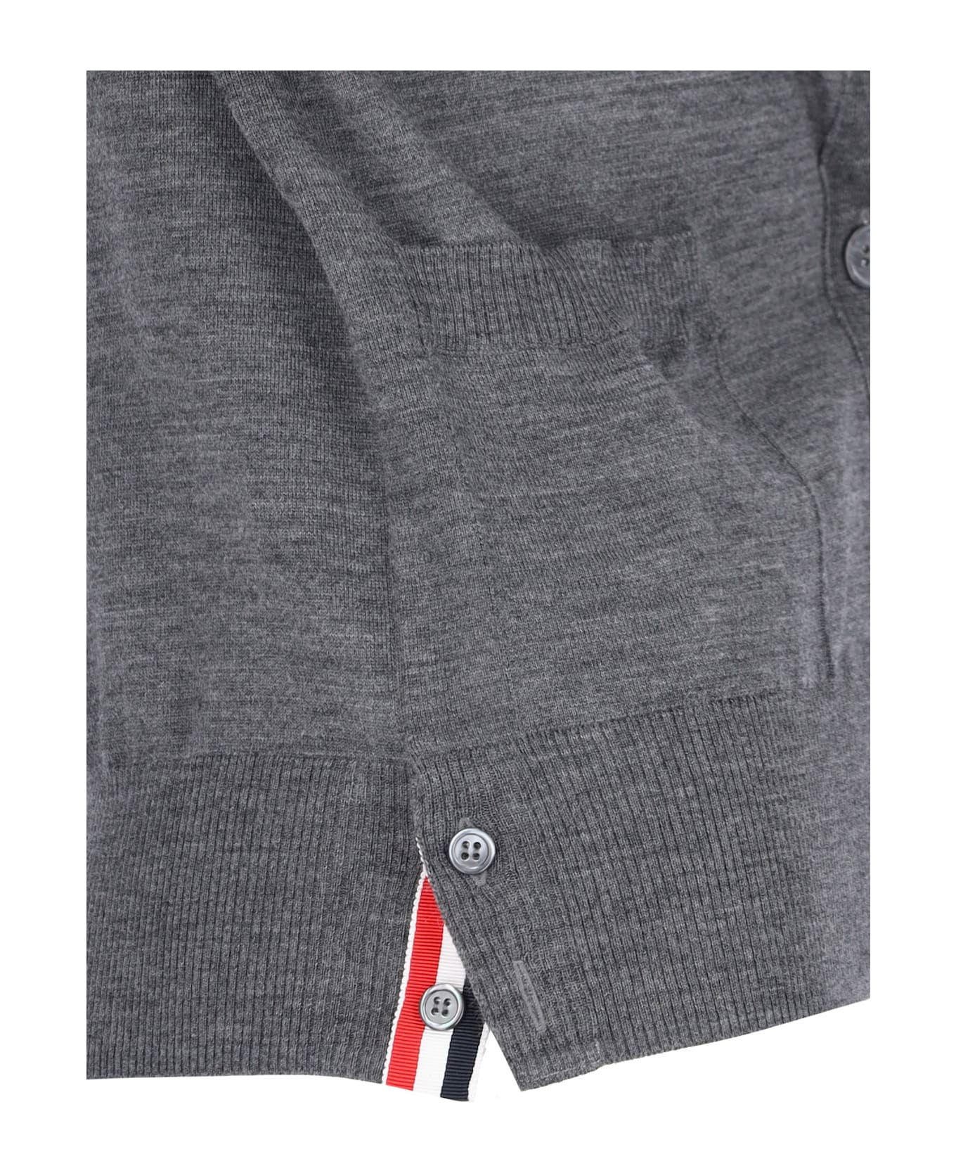 Thom Browne 
4-bar
 Cardigan - Med Grey