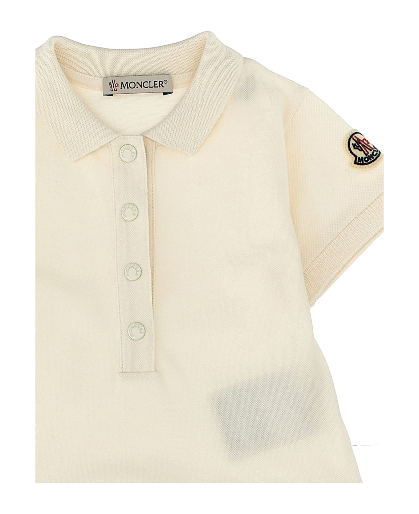 Moncler Polo Dress - White