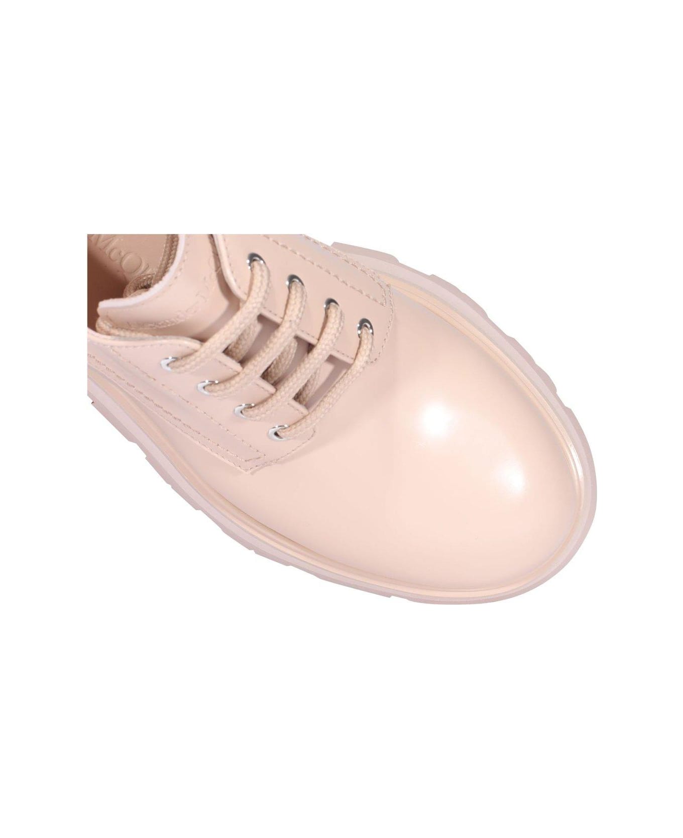 Alexander McQueen Wander Lace-up Shoes - Pink ウェッジシューズ
