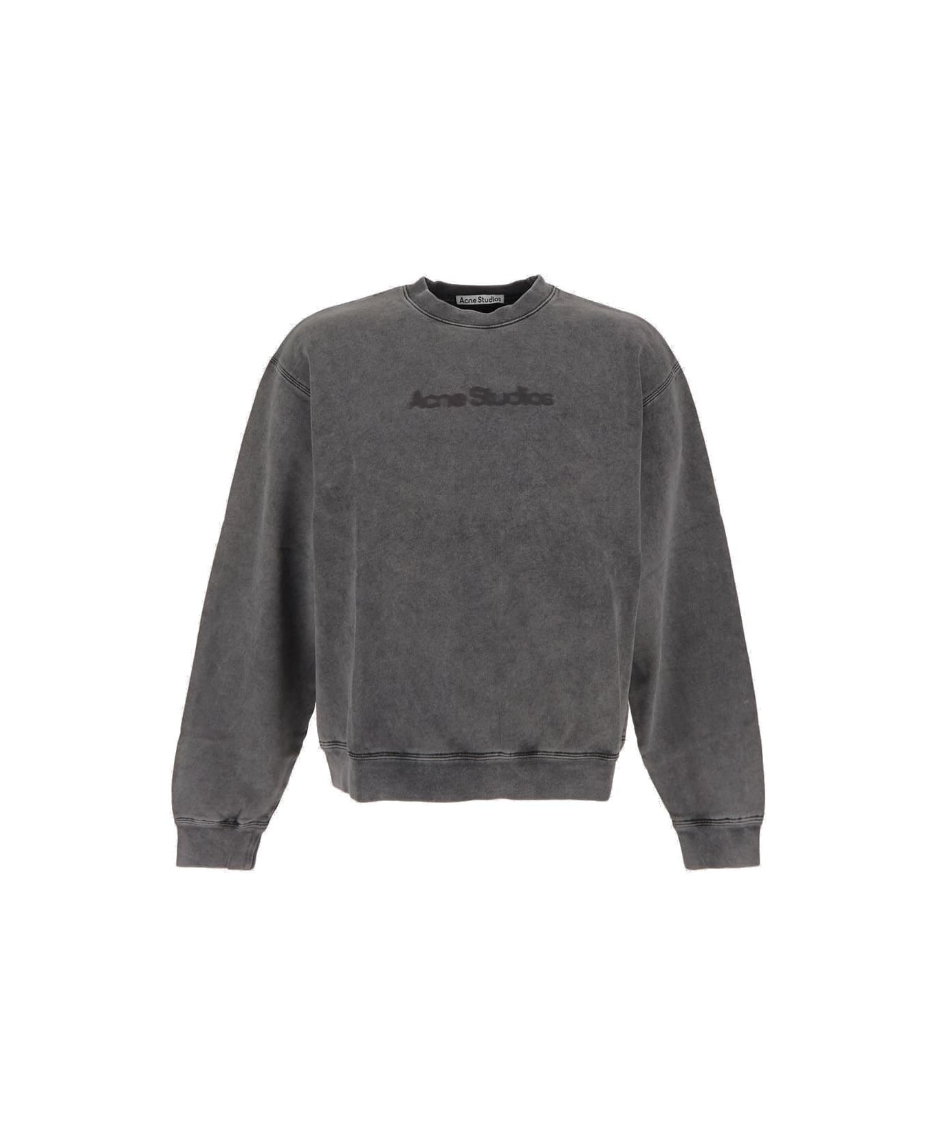 Acne Studios Blurred Logo Sweatshirt - Grey