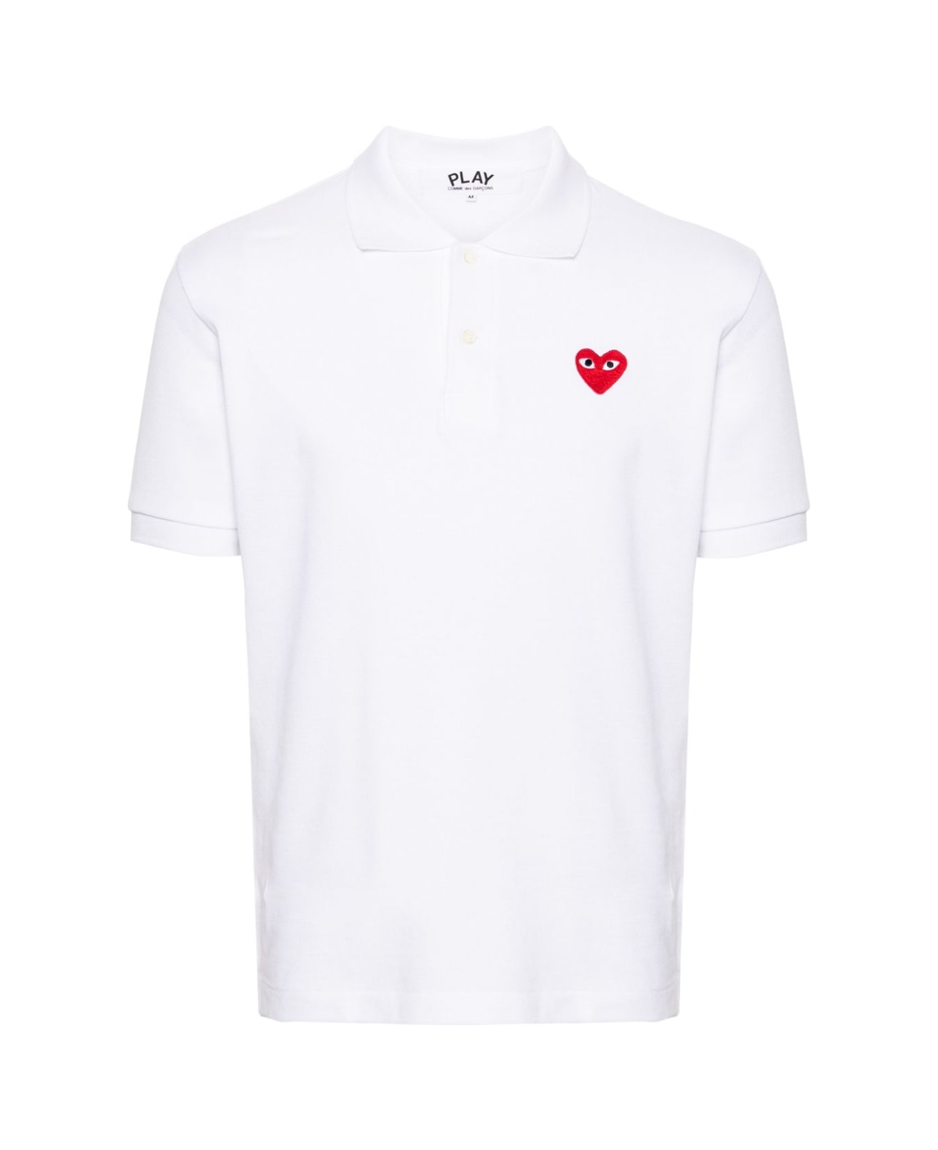 Comme des Garçons Cotton Polo Shirt - White