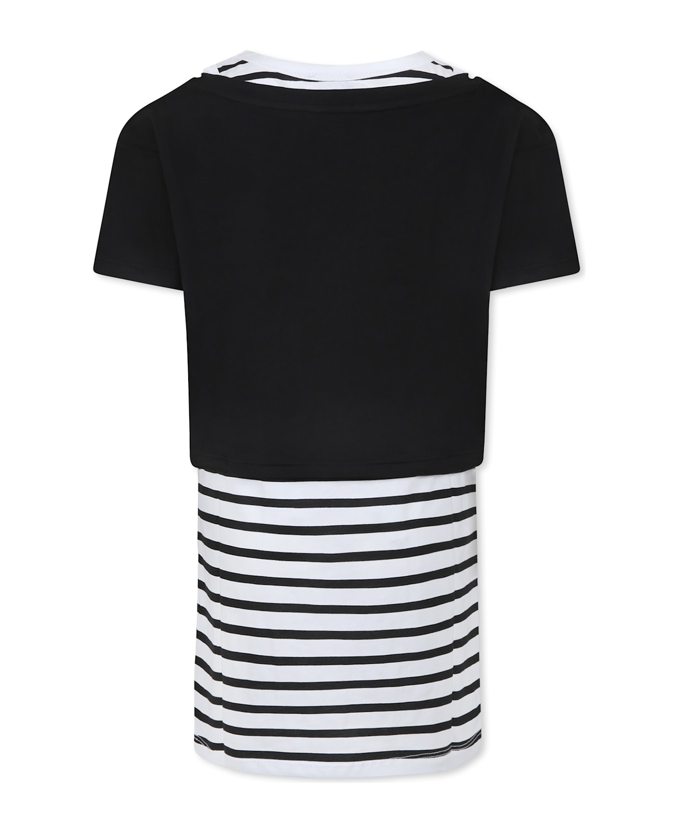Rykiel Enfant Multicolor Dress For Girl With Logo - Multicolor