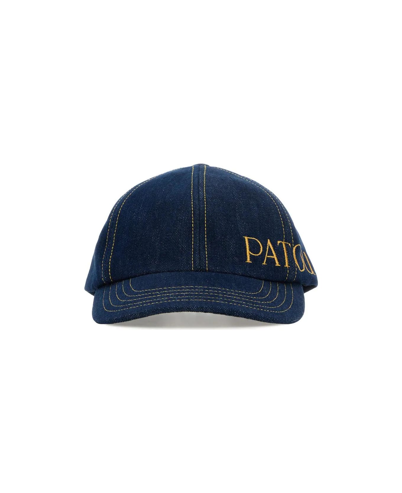Patou Blue Denim Baseball Cap - BLUE