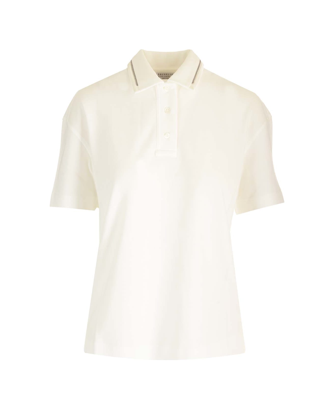 Brunello Cucinelli Polo Shirt - OFF WHITE ポロシャツ