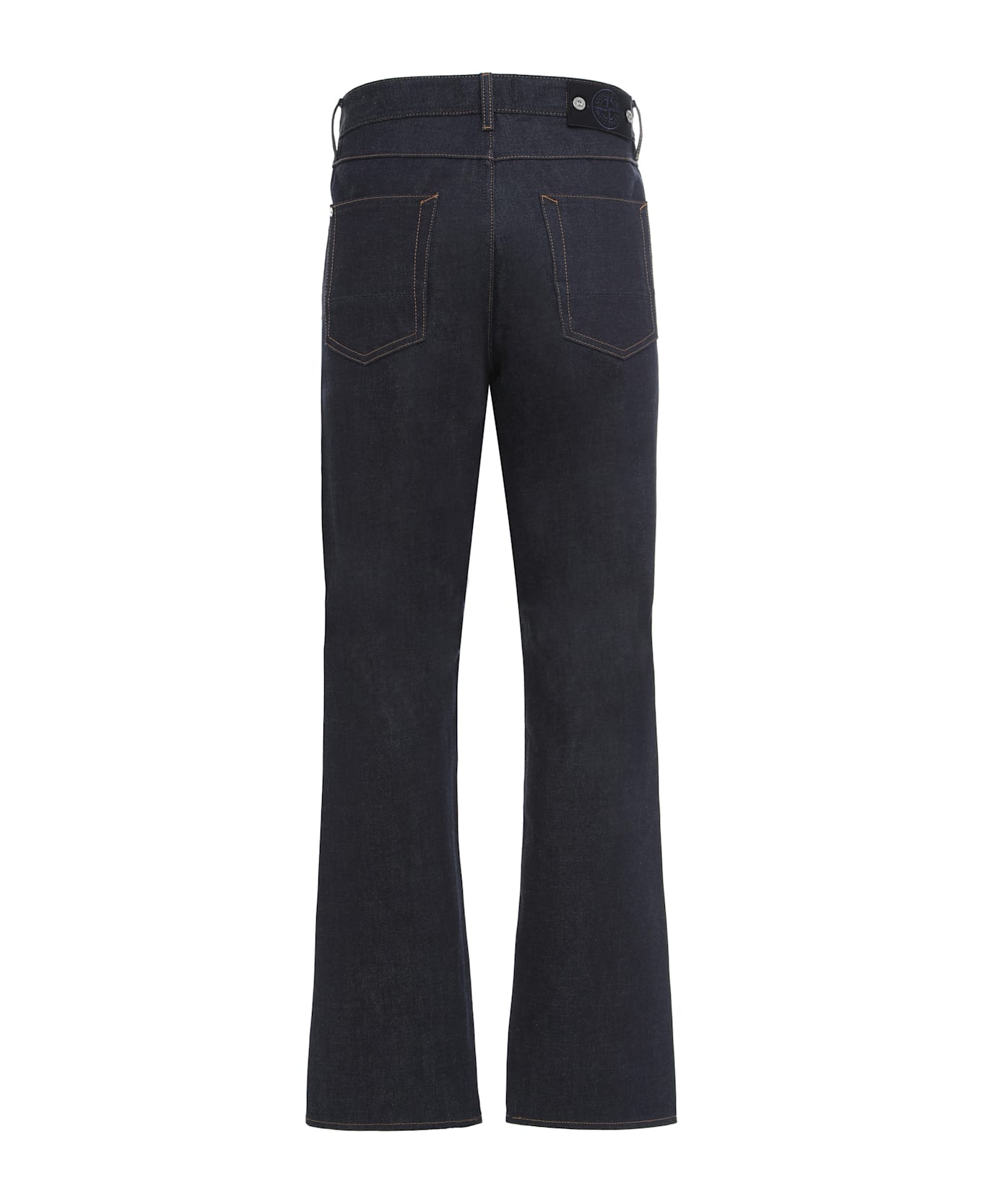Stone Island Denim Research - Regular Jeans With Five Pockets - blue