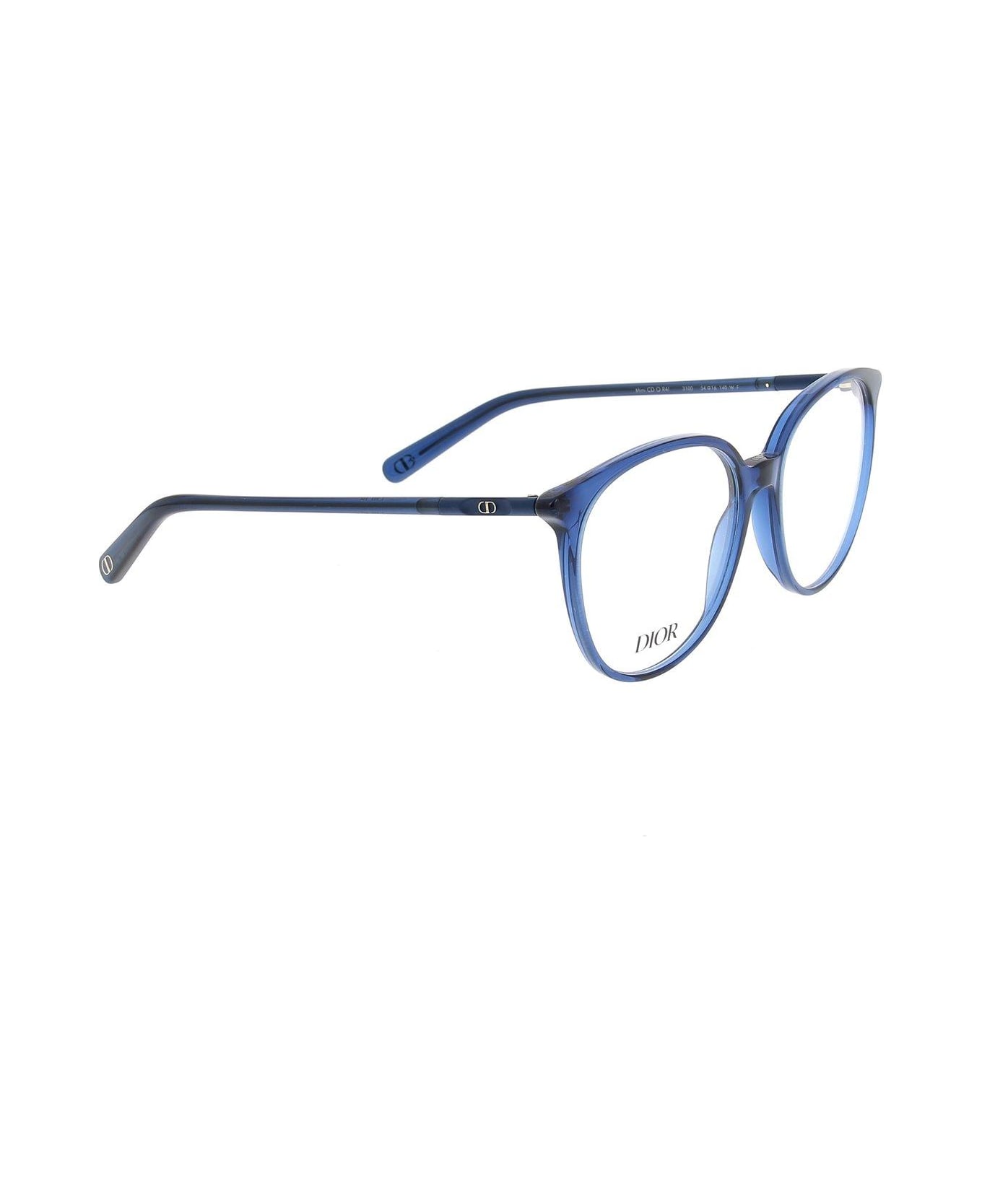 Dior Eyewear Round Frame Glasses - 3100 アイウェア