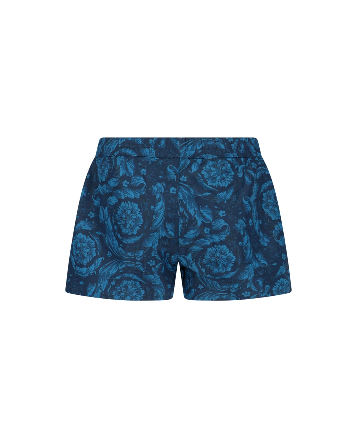Versace 'barocco' Swim Shorts - Blue