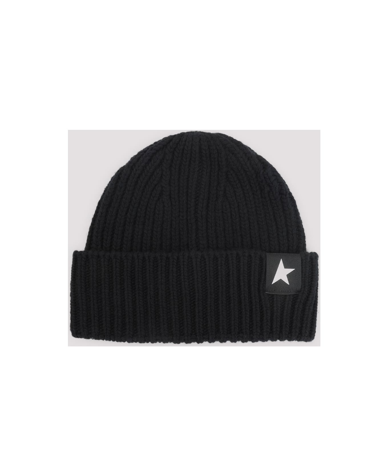 Golden Goose Star Beanie - Black