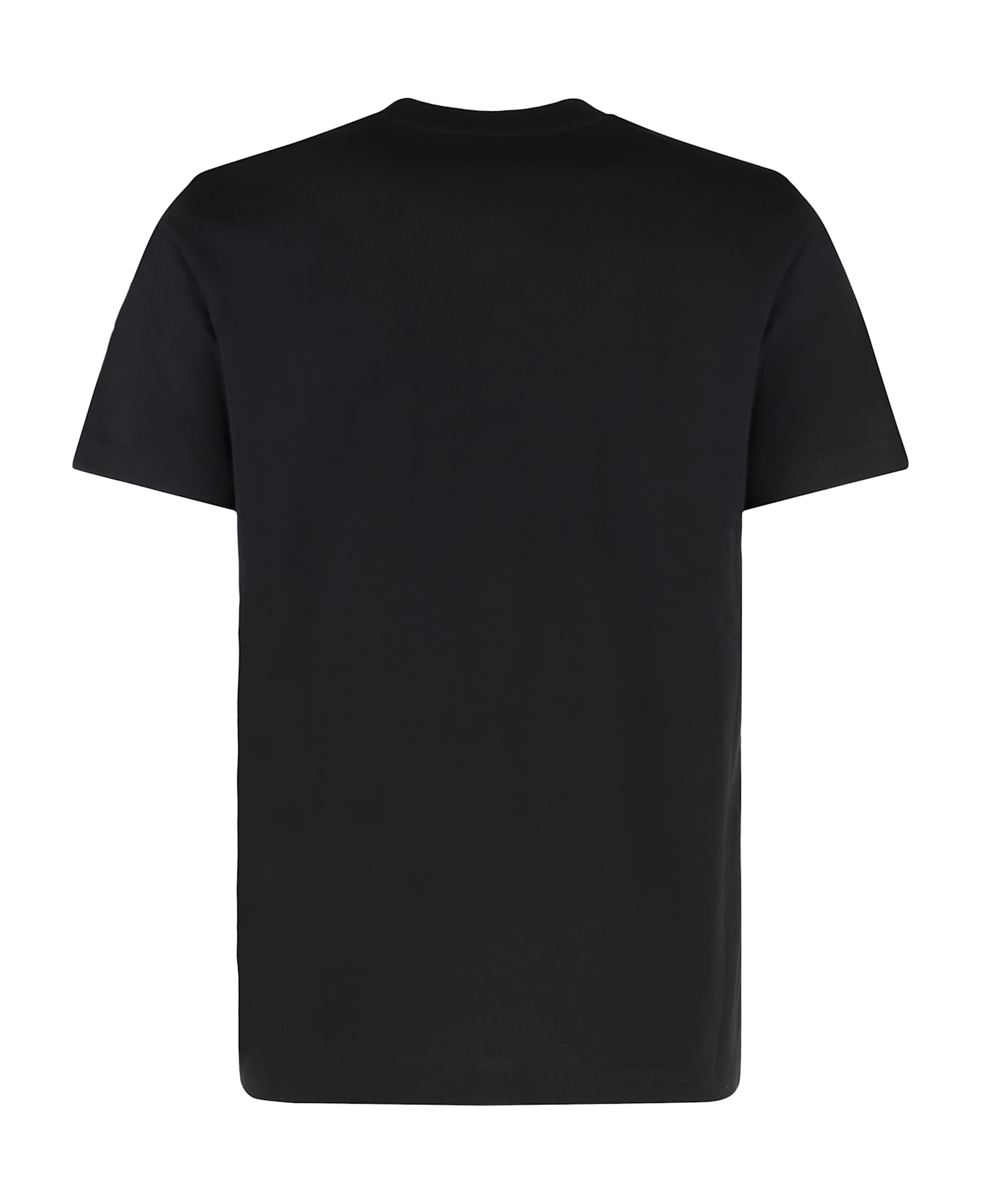 Moncler Logo Cotton T-shirt - black