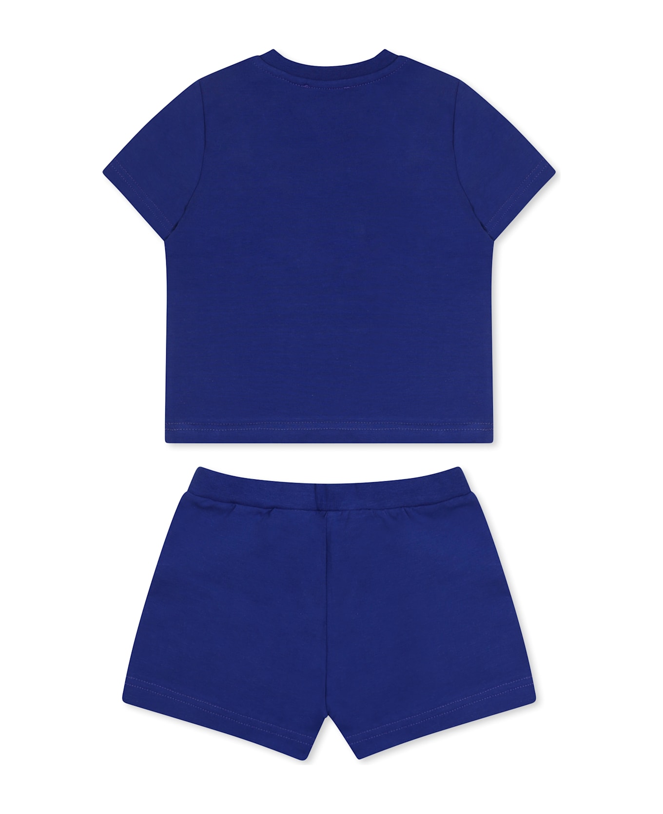 Dsquared2 Blue Set For Baby Boy With Red And Blue Logo - Blue